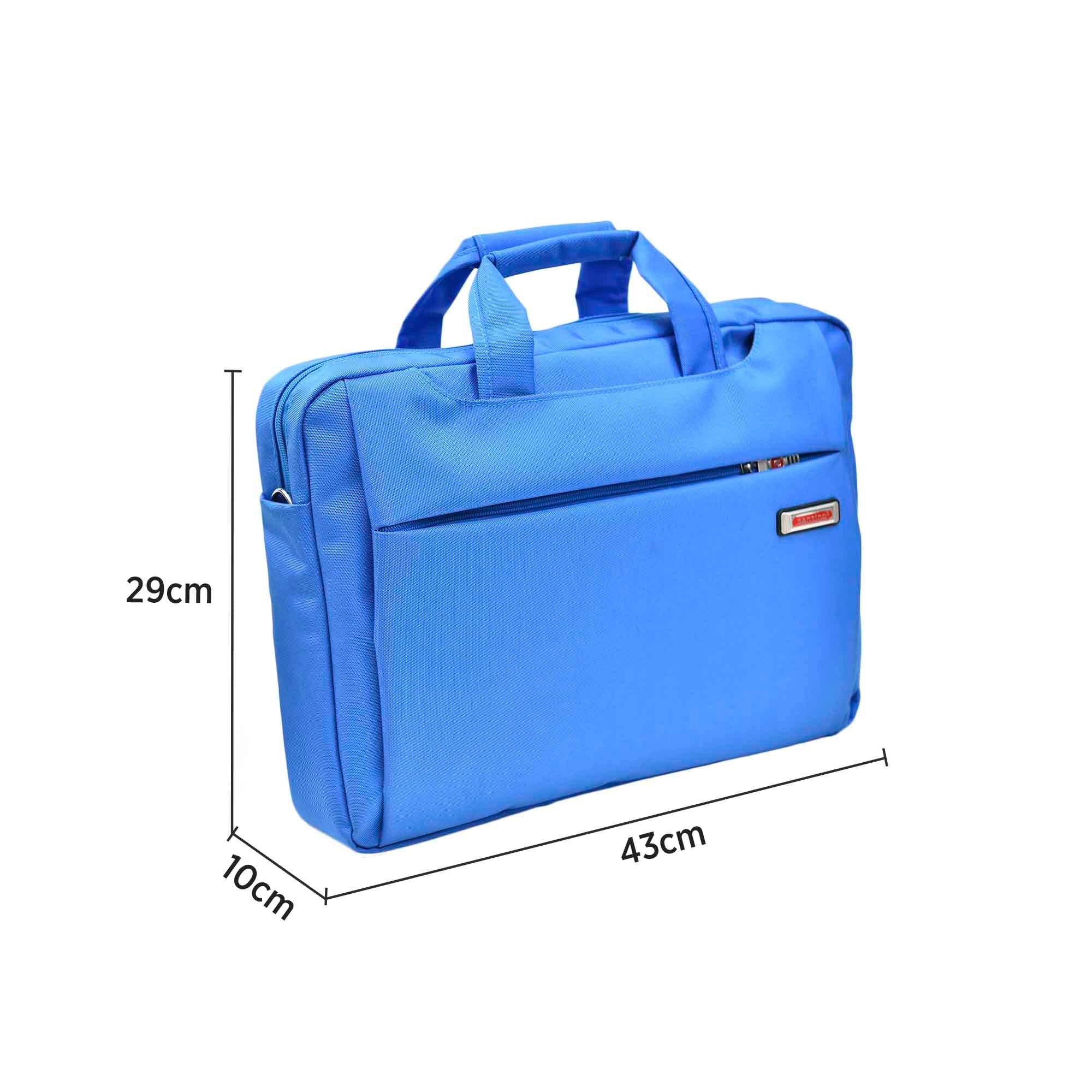 Santino Conservative Polyester Notebook Folder - BGP1913U Color: Turquoise Blue