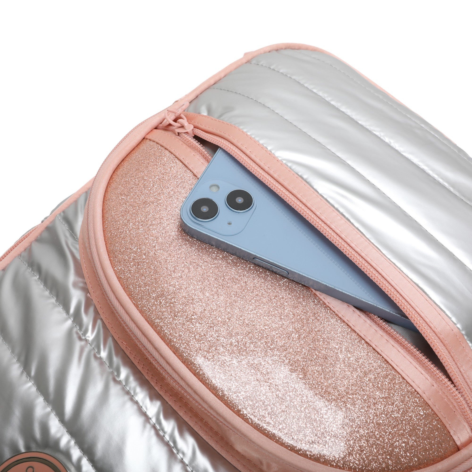 Mochila Sweet Girl Silver Wish by Santino Poliéster SAM233U Rosa Claro