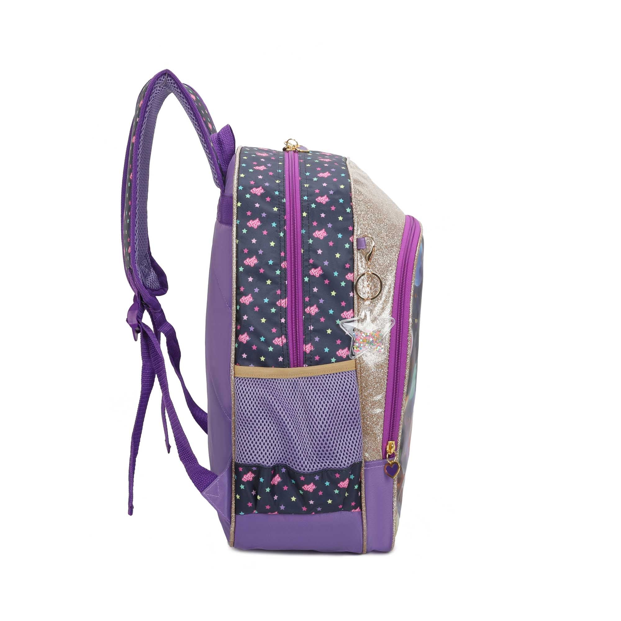 Mochila Infantil Sweet Girl Lavínia by Santino Poliéster Lílas SGM23U14