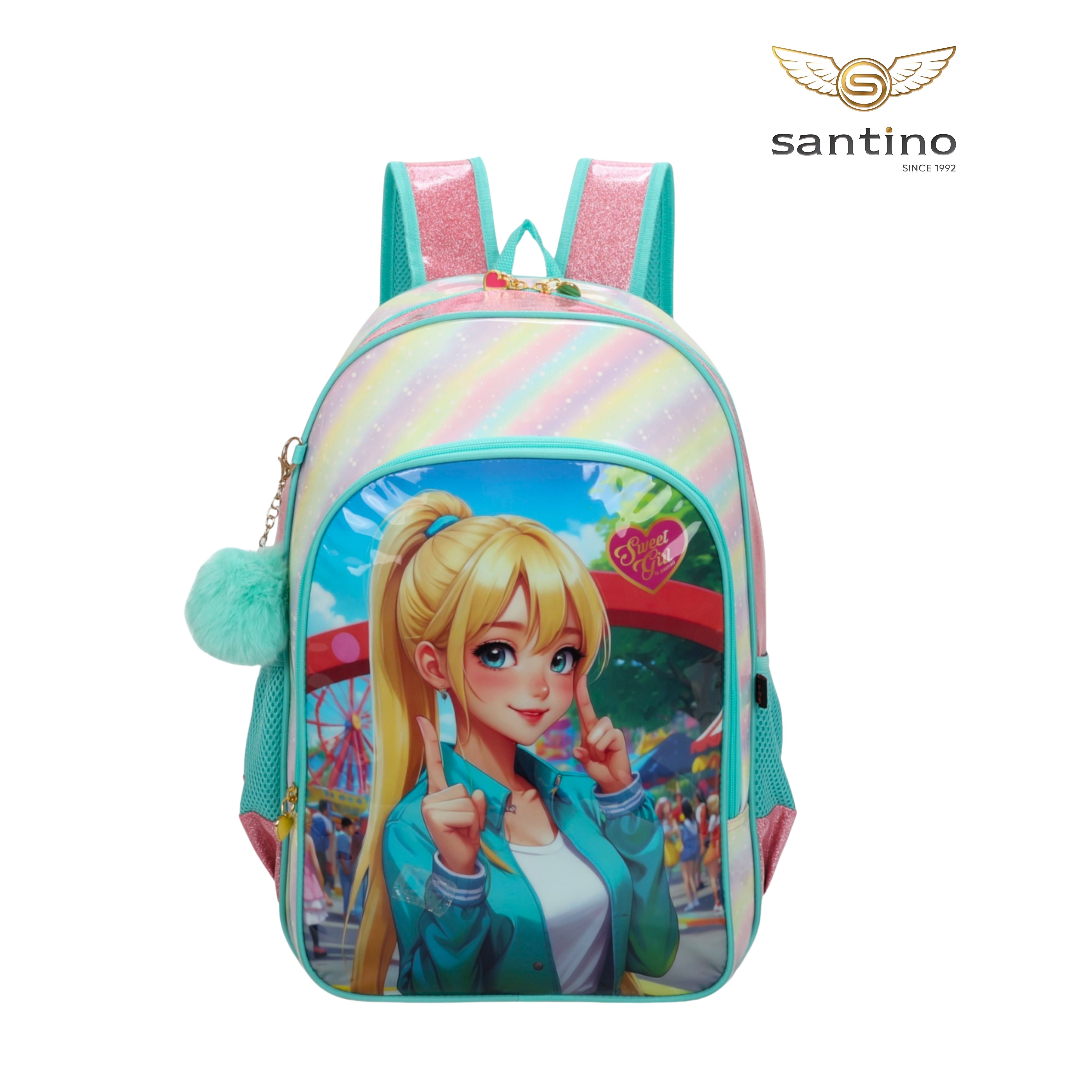 Mochila Infantil Sweet Girl Park by Santino - SGM21U10 -Verde