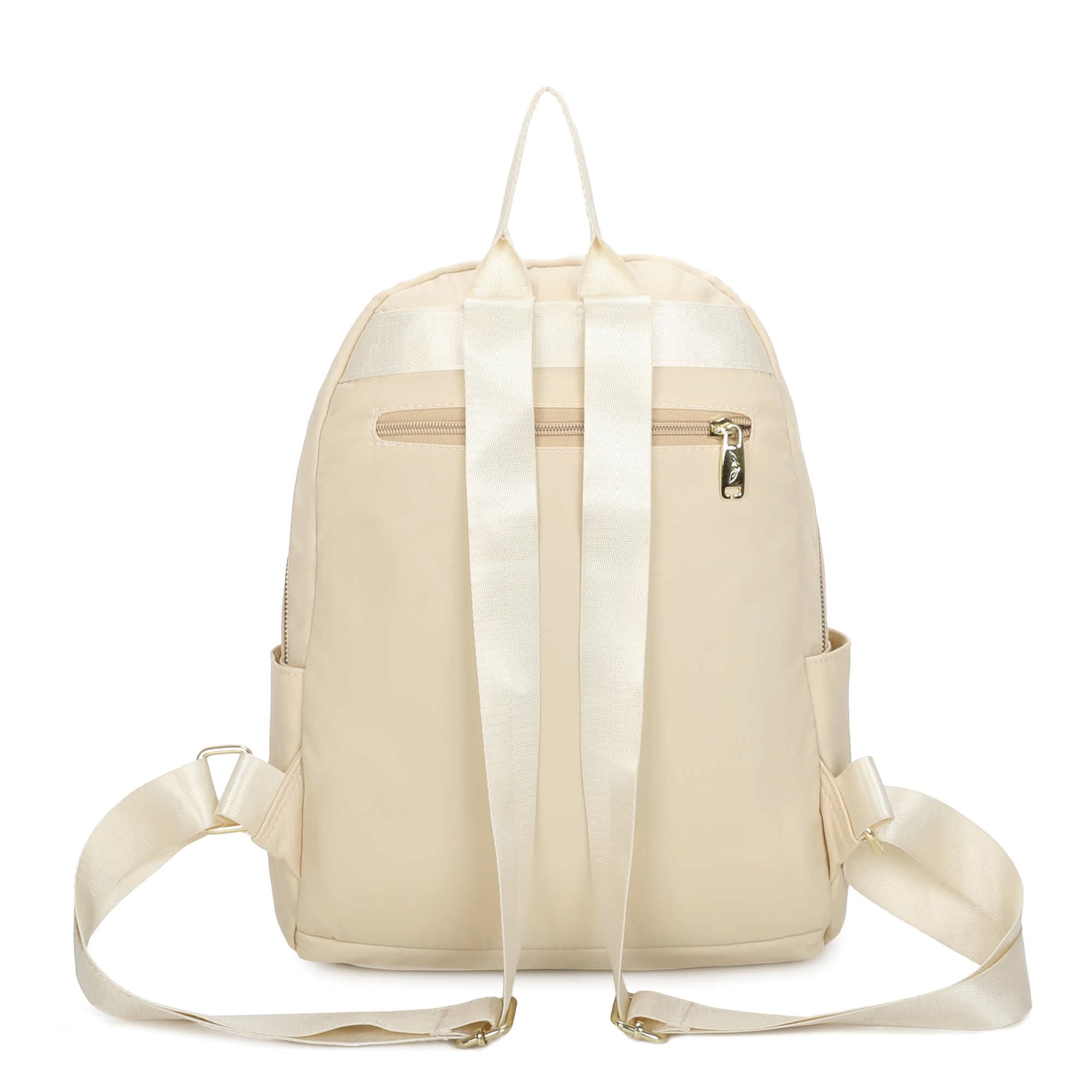 Bolsa Mochila Amarílis Nylon Santino Bege SAB412U06