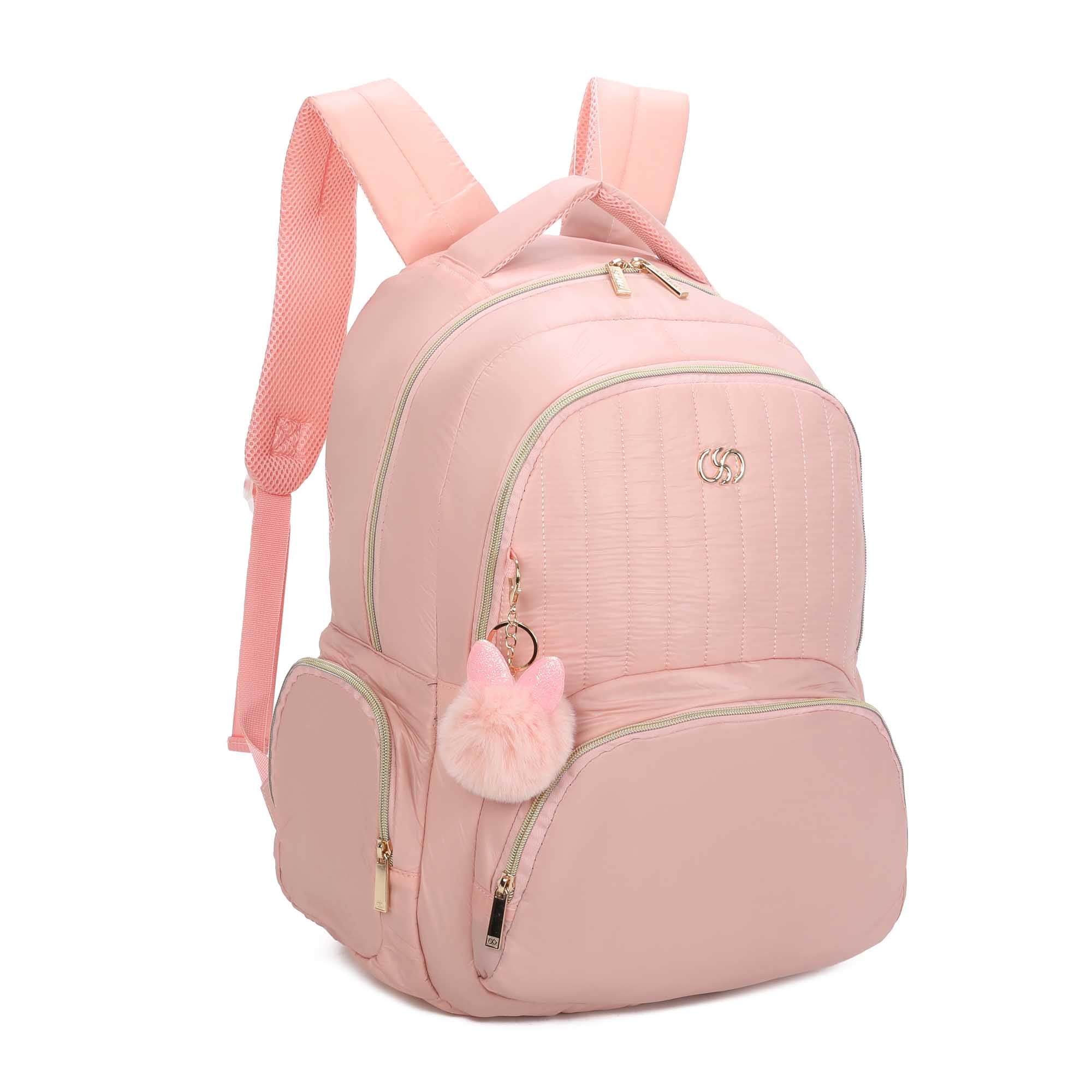 Bolsa Mochila Grace Santino - SAB414U62 - Rosa Claro