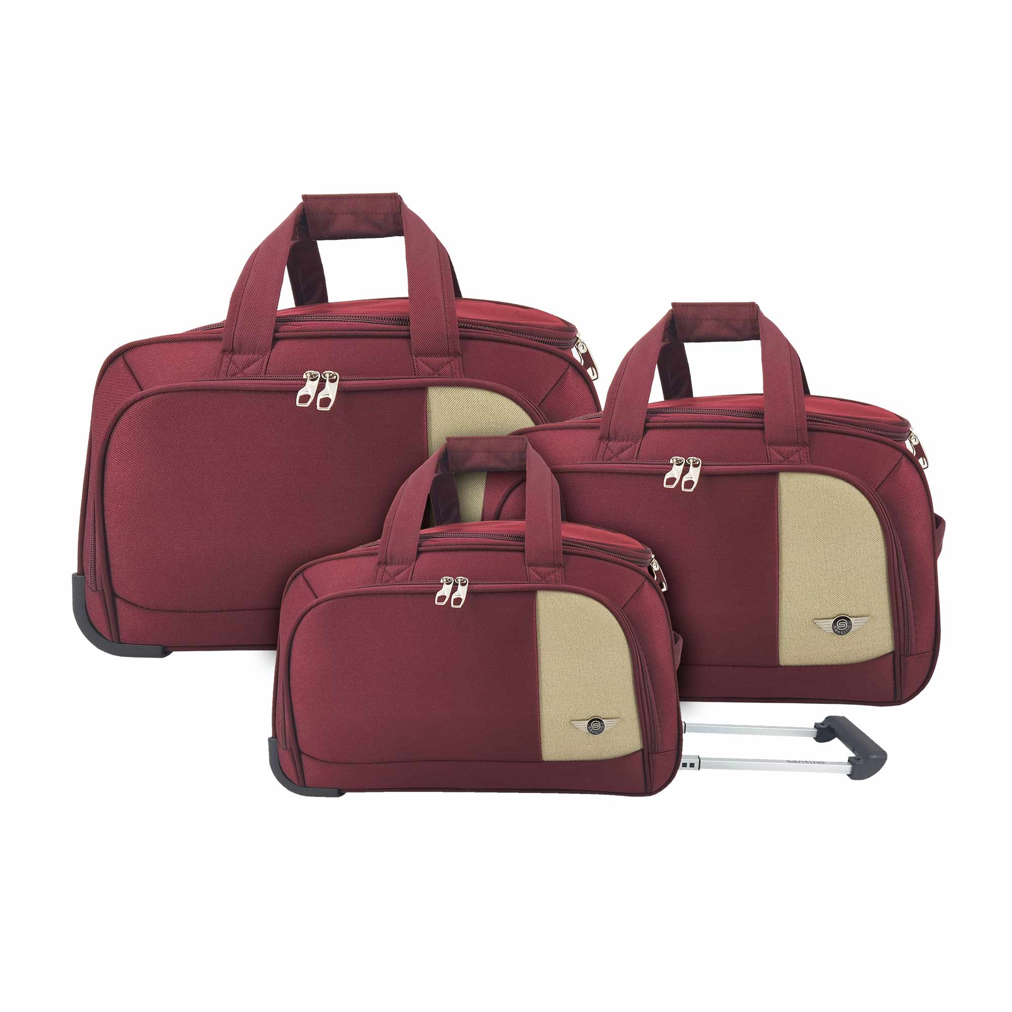 Conjunto Sacola De Viagem Dubai Poliéster 3 Peças Sant SLS3J