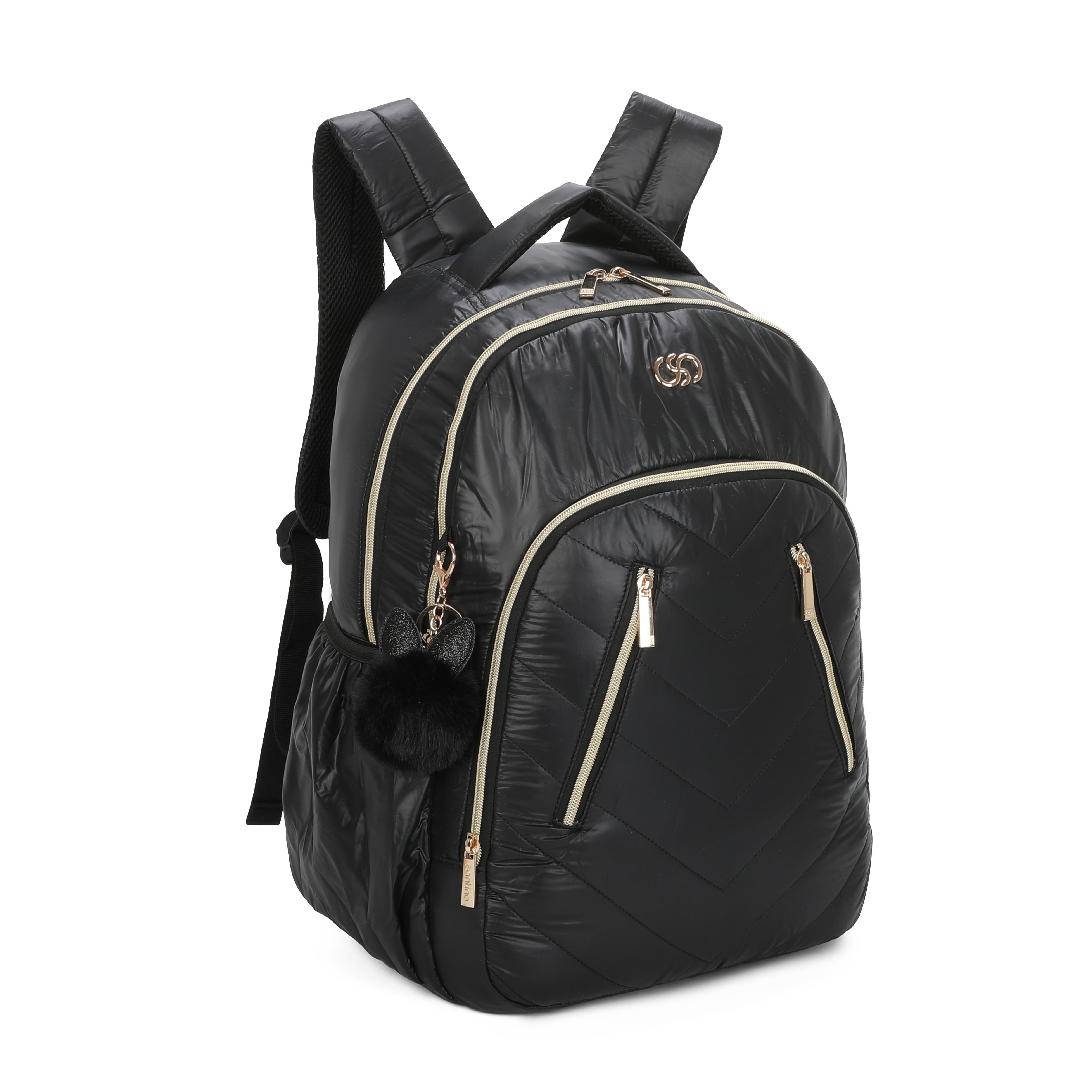 Bolsa Mochila Meghan Santino - SAB413U01 - Preta