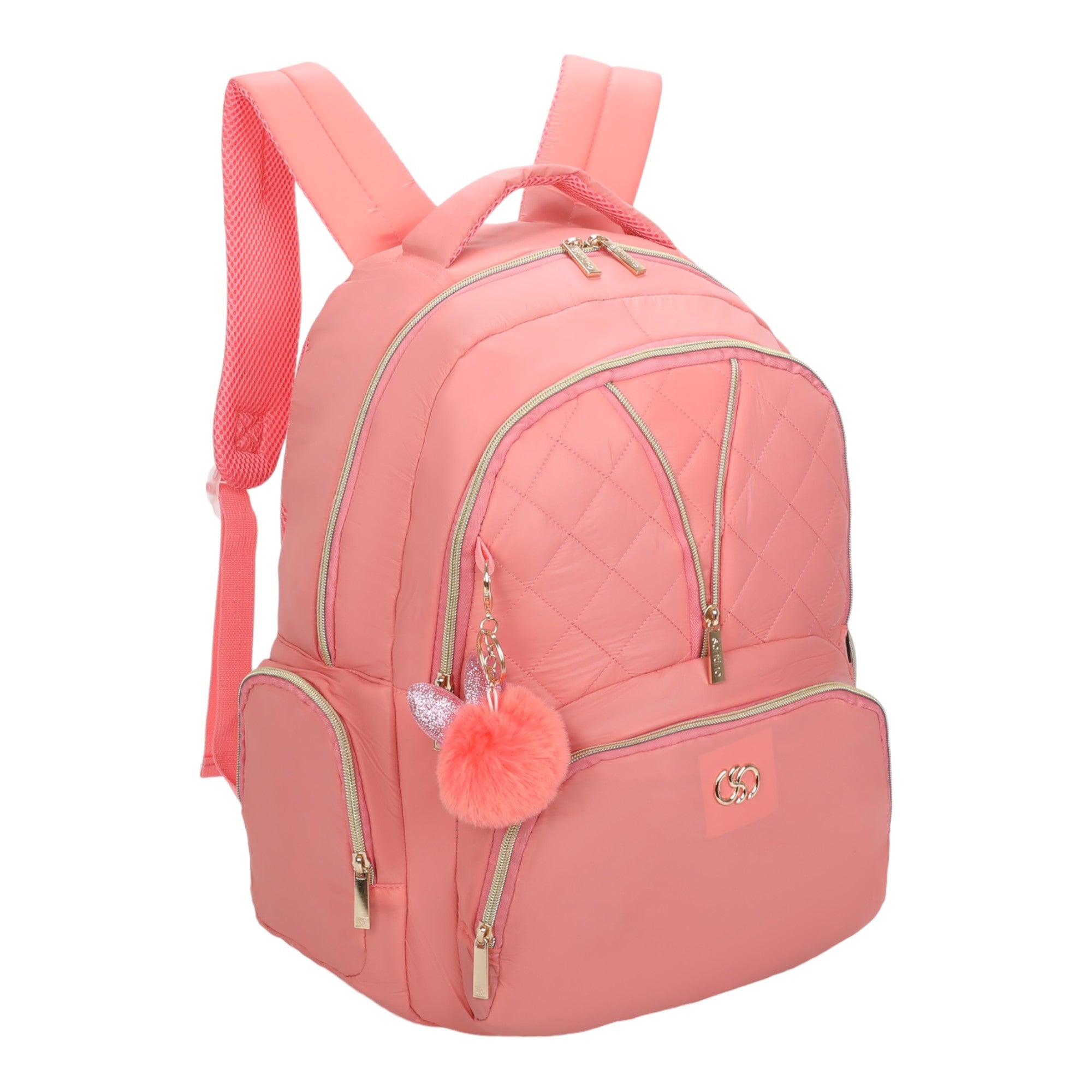 Bolsa Mochila Mako Santino - SAB416U62 - Rosa Claro