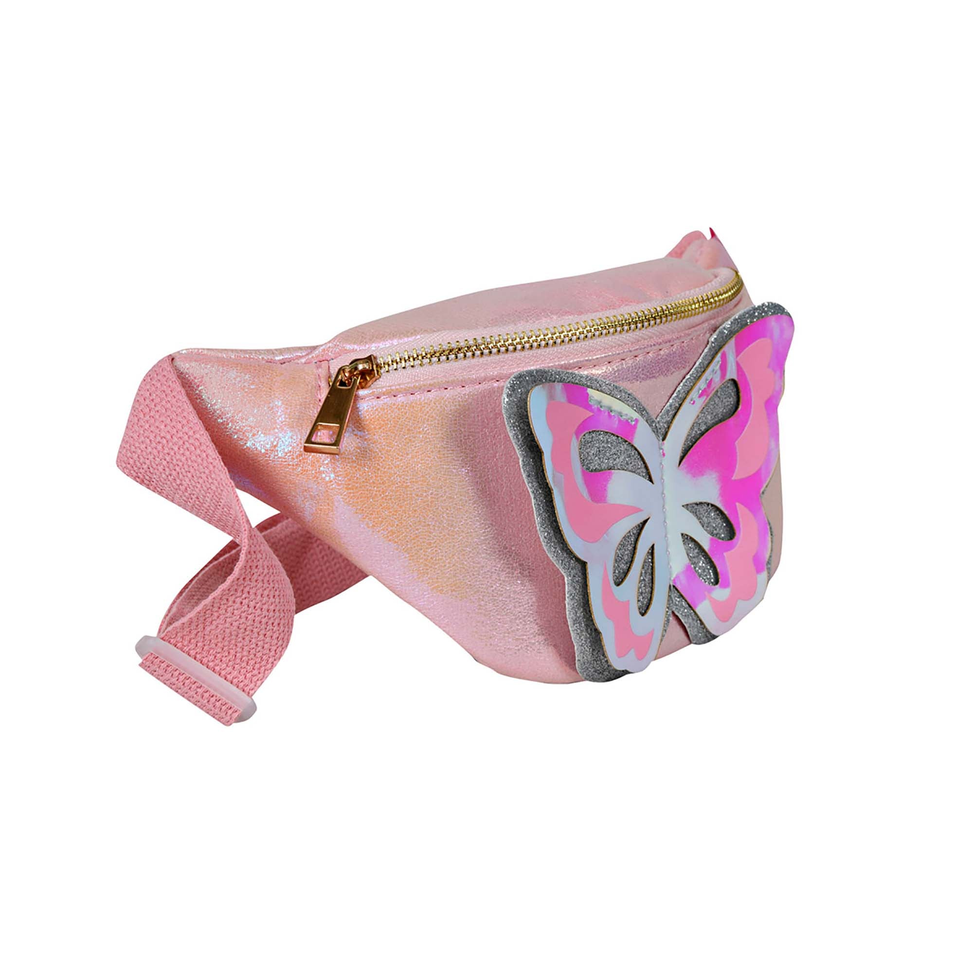 Pochete Infantil Borboleta Lili July Cor: Rosa Claro