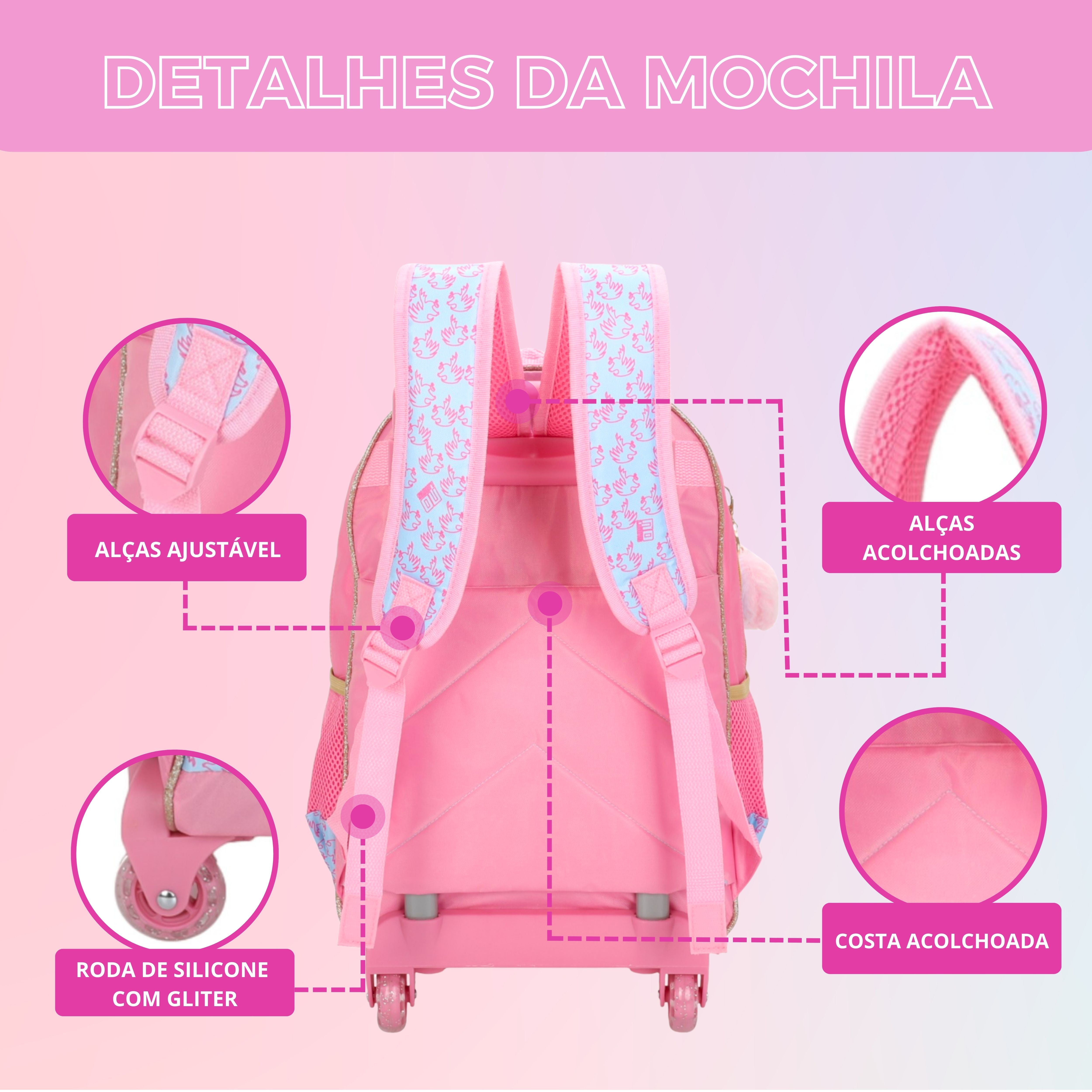 Kit Infantil No Limits GirlHero by Santino Poliéster PINK NLK12U47