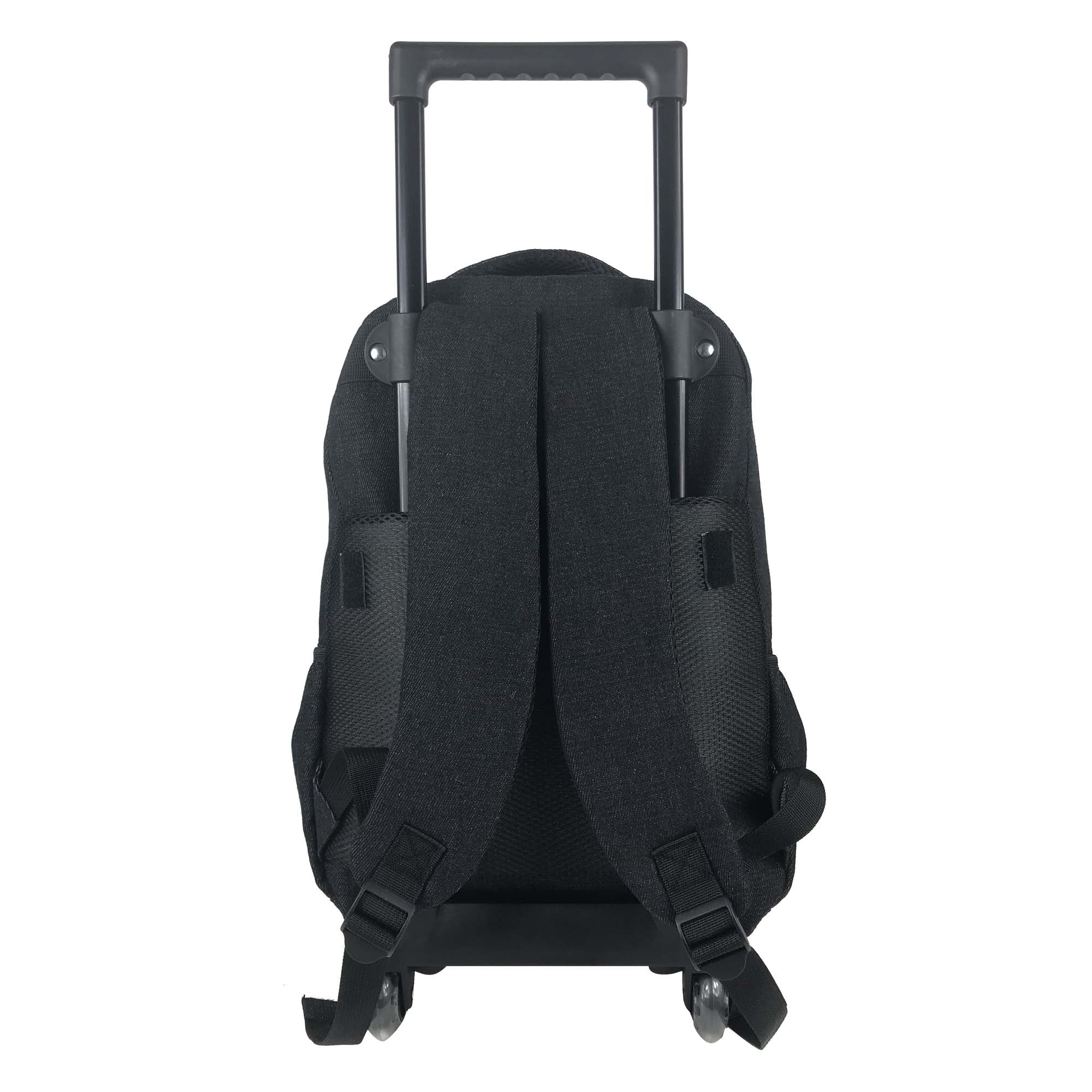 Mochila Juvenil Mar del Plata Com Rodas Lili July Preta - LJC18201