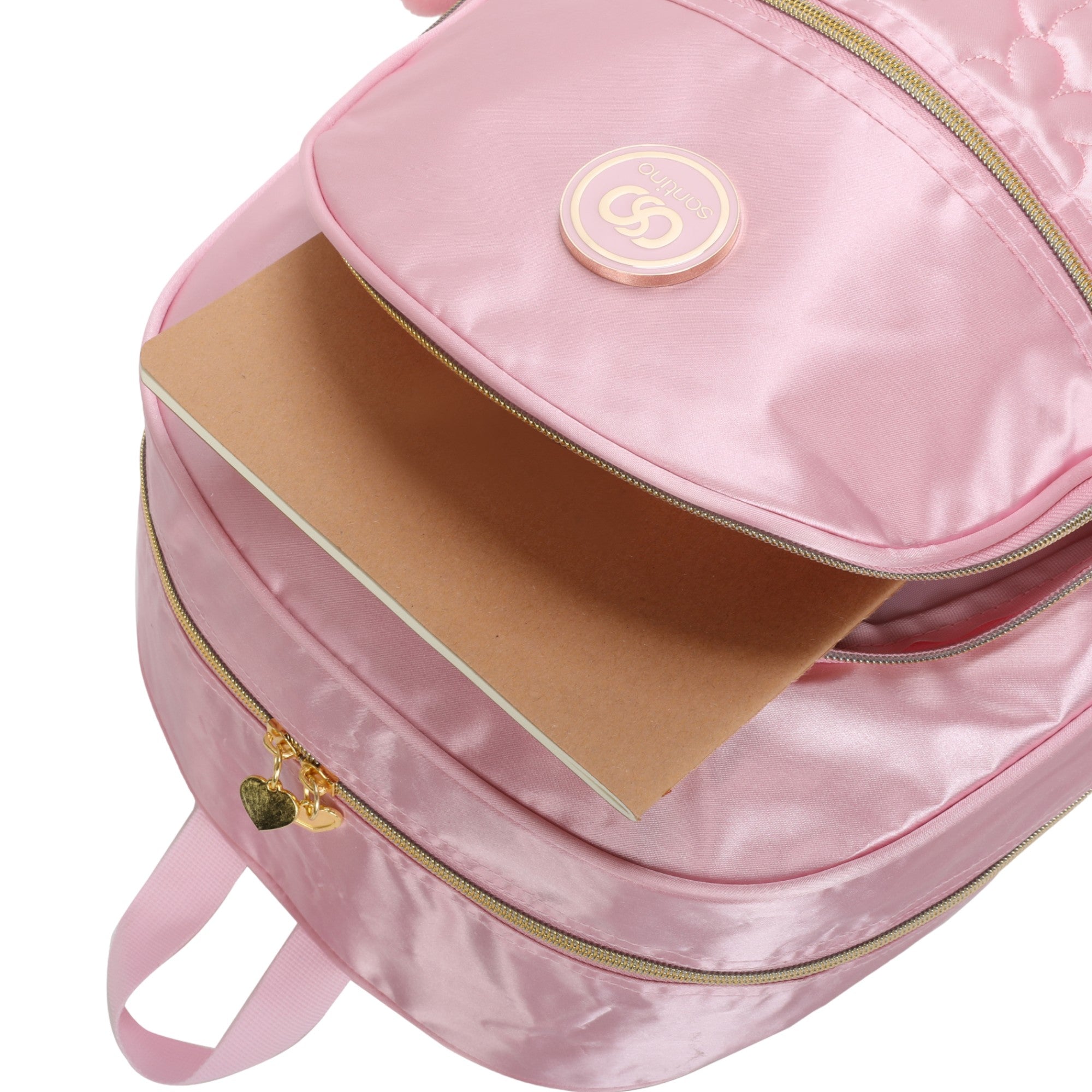 Mochila Sweet Girl Butterfly by Santino Poliéster SAM230U Rosa