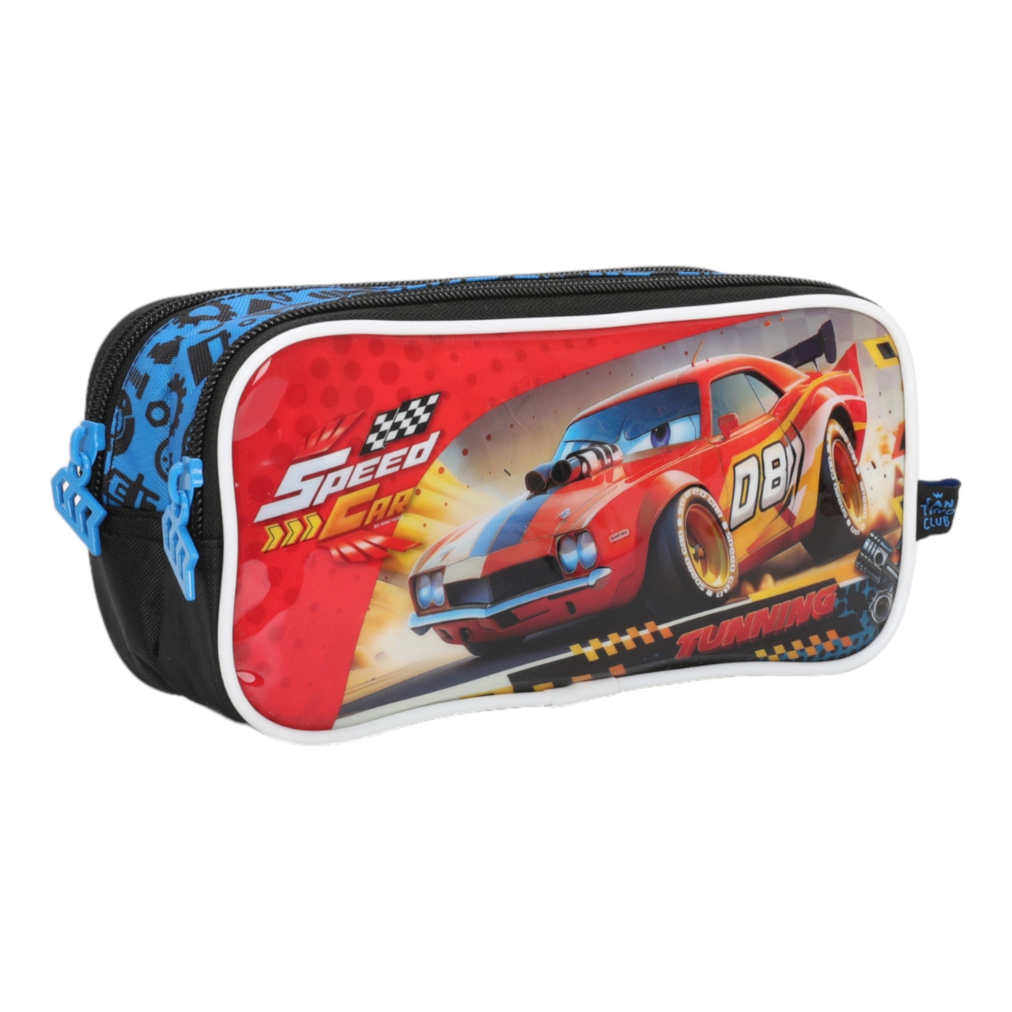 Kit Infantil Speed Car Champion by Santino Poliéster SCK10U Azul Marinho