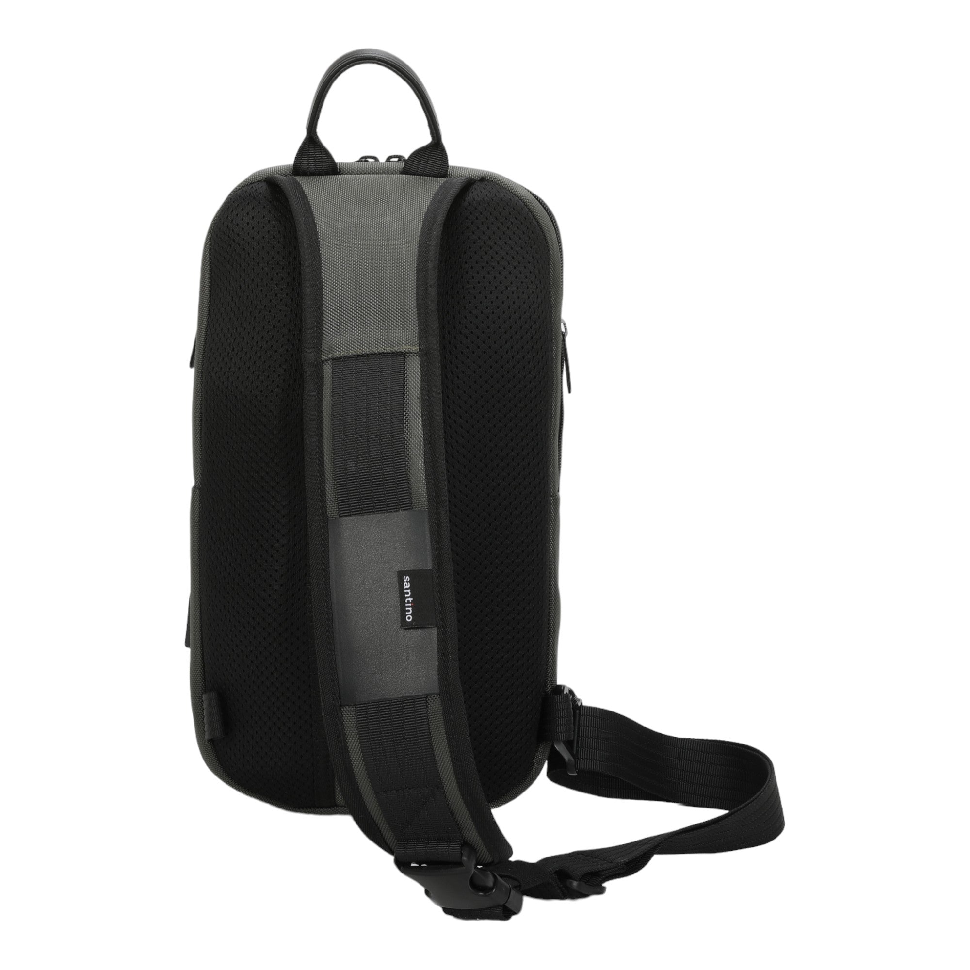 Quinn by Santino Oxford Crossbody Backpack Green M SAN275U