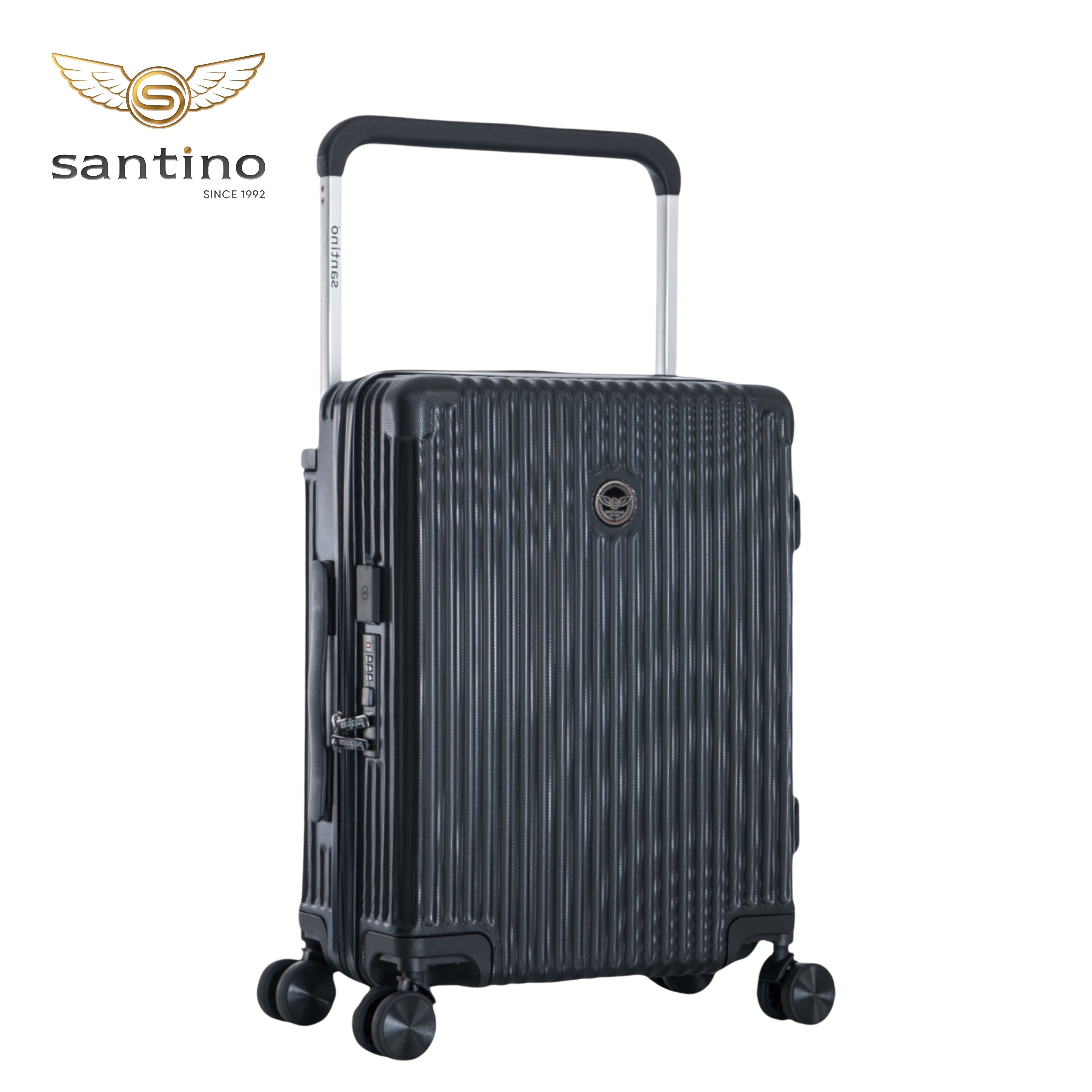 Mala de Bordo Cronos Rígida 360° Santino - ABEV701P - Preto