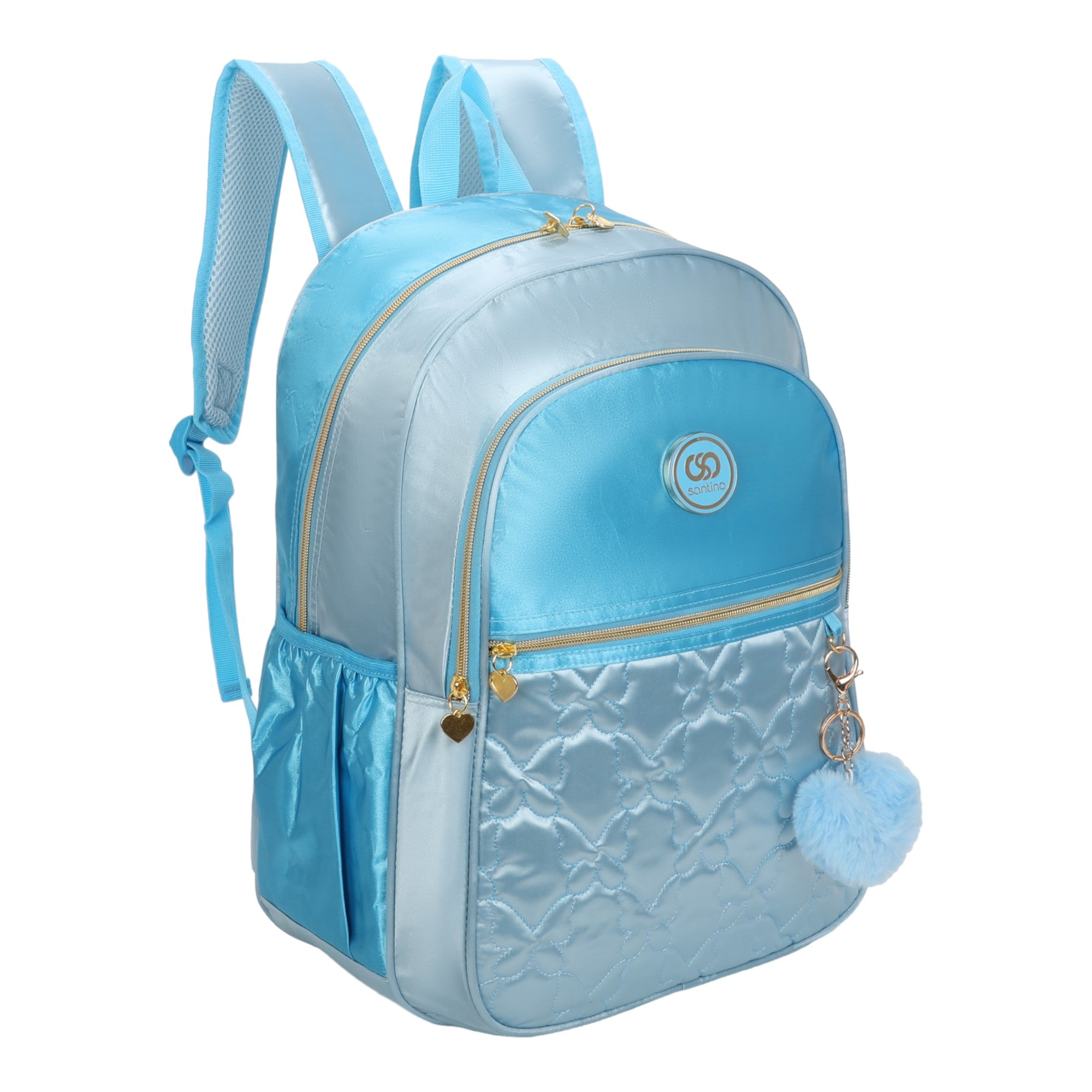 Mochila Sweet Girl Butterfly by Santino Poliéster SAM230U Azul Claro
