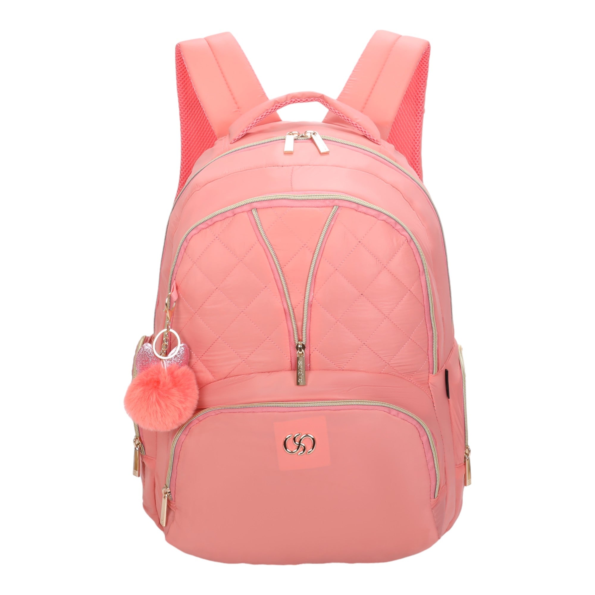 Bolsa Mochila Mako Santino - SAB416U62 - Rosa Claro
