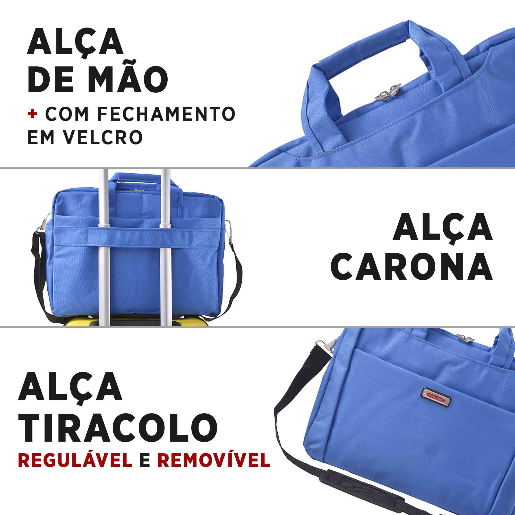 Santino Polyester Mit Notebook Folder BGP1911U Color: Turquoise Blue