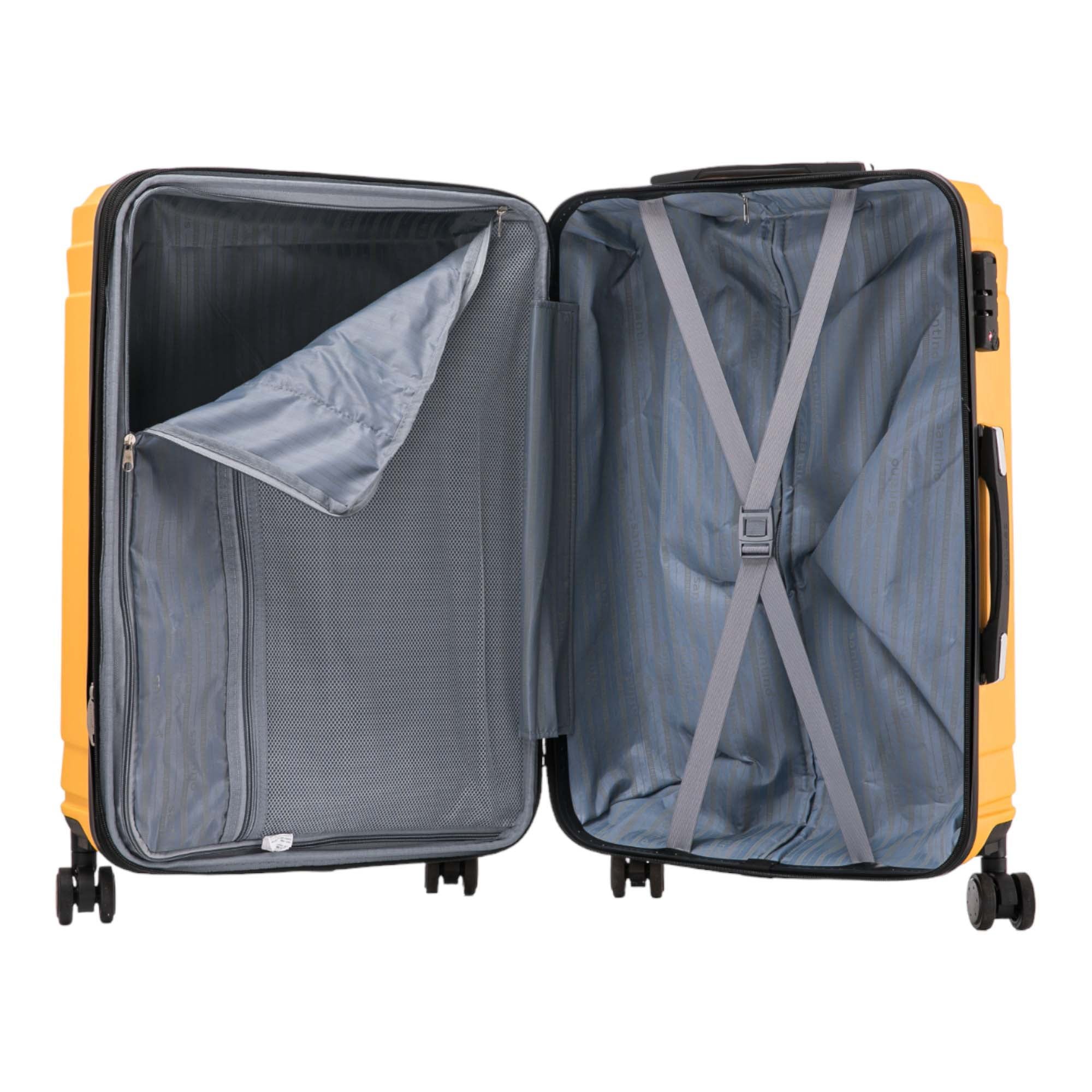 Liberty Statue 3-Piece Rigid Luggage Set Santino MZV502J
