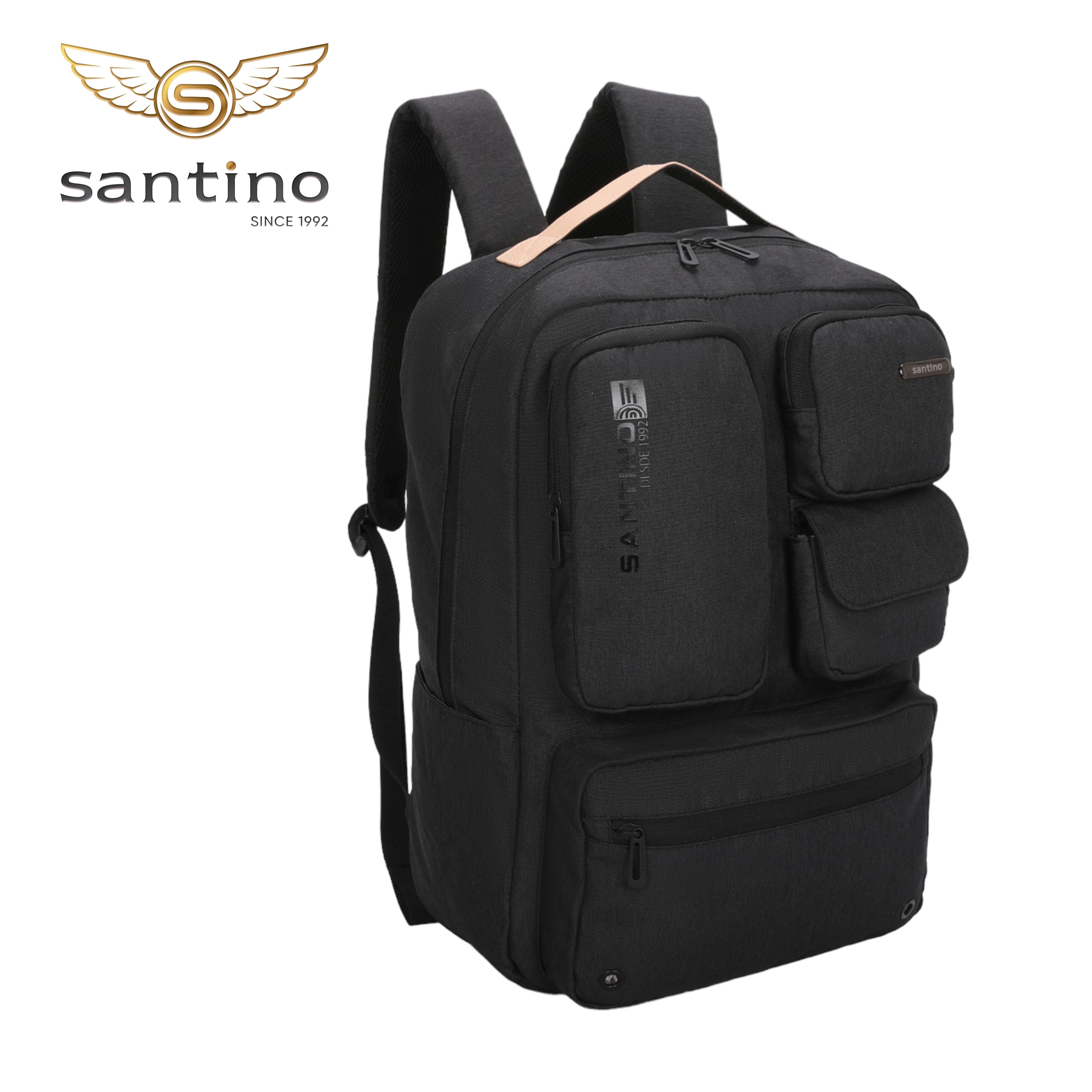 Pop Organizer Notebook Backpack by Santino - SAN271U01 - Black