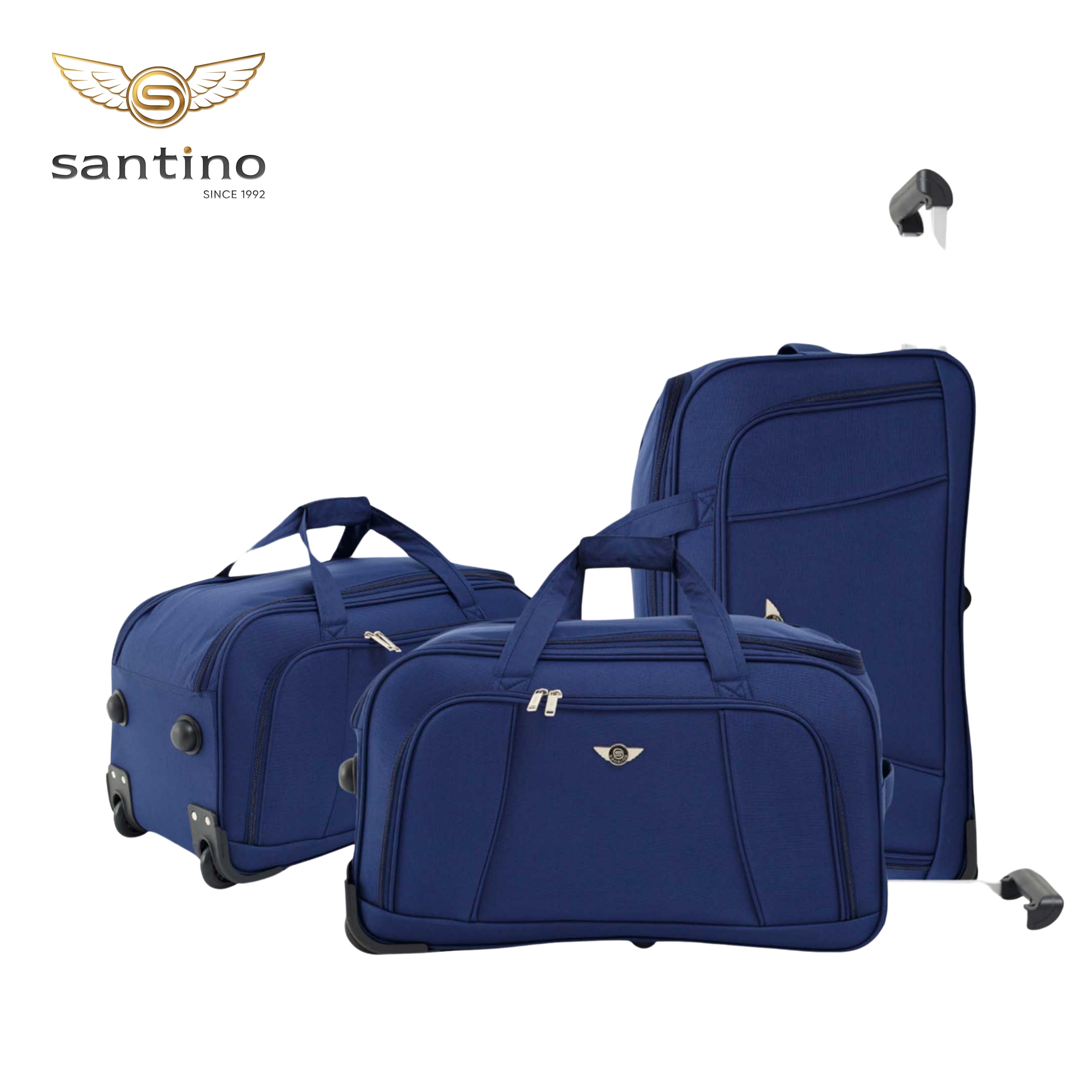 Conjunto Sacola de Viagem Sardenha Poliéster 3 peças Santino - NDS501J