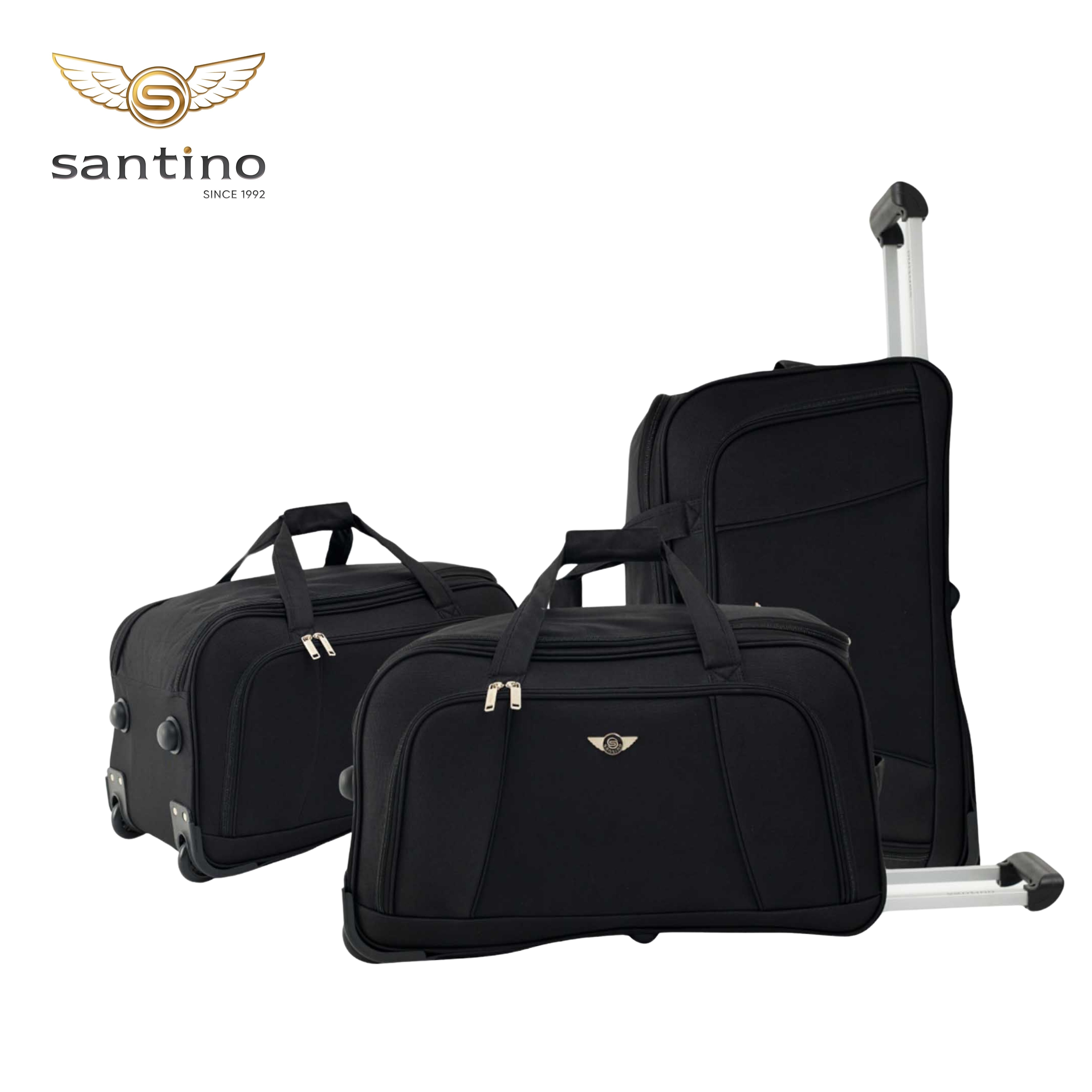 Conjunto Sacola de Viagem Sardenha Poliéster 3 peças Santino - NDS501J