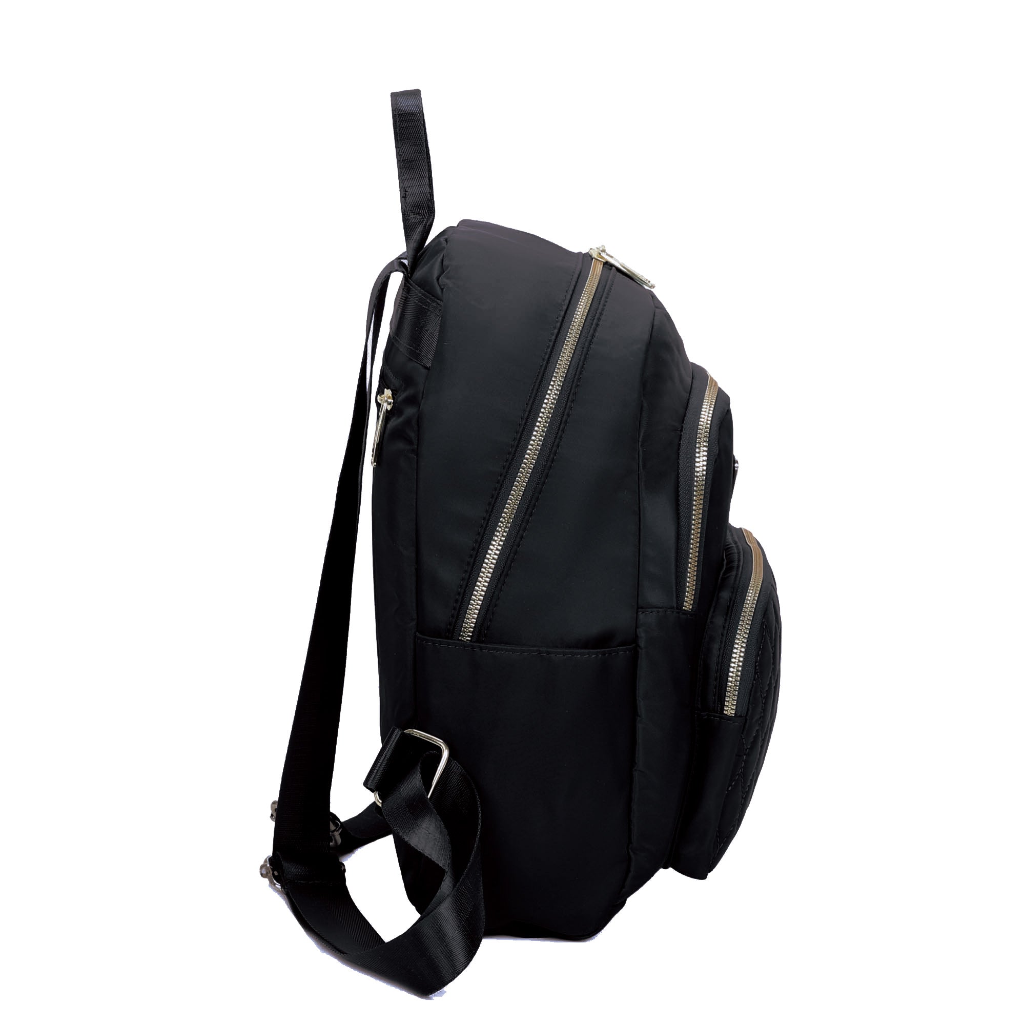 Bolsa Mochila Amarílis Nylon Santino Preta SAB412U01