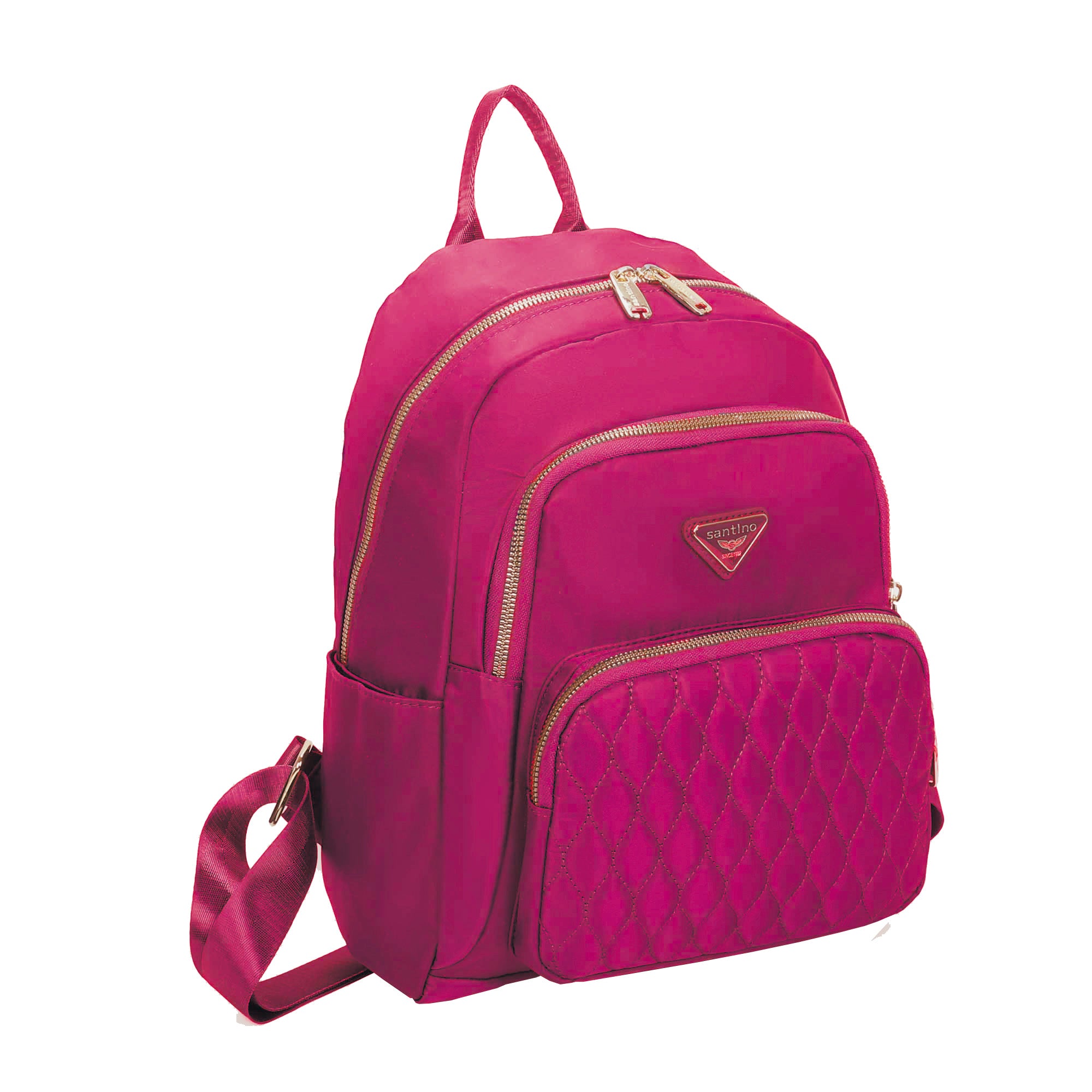 Bolsa Mochila Amarílis Nylon Santino Pink SAB412U47