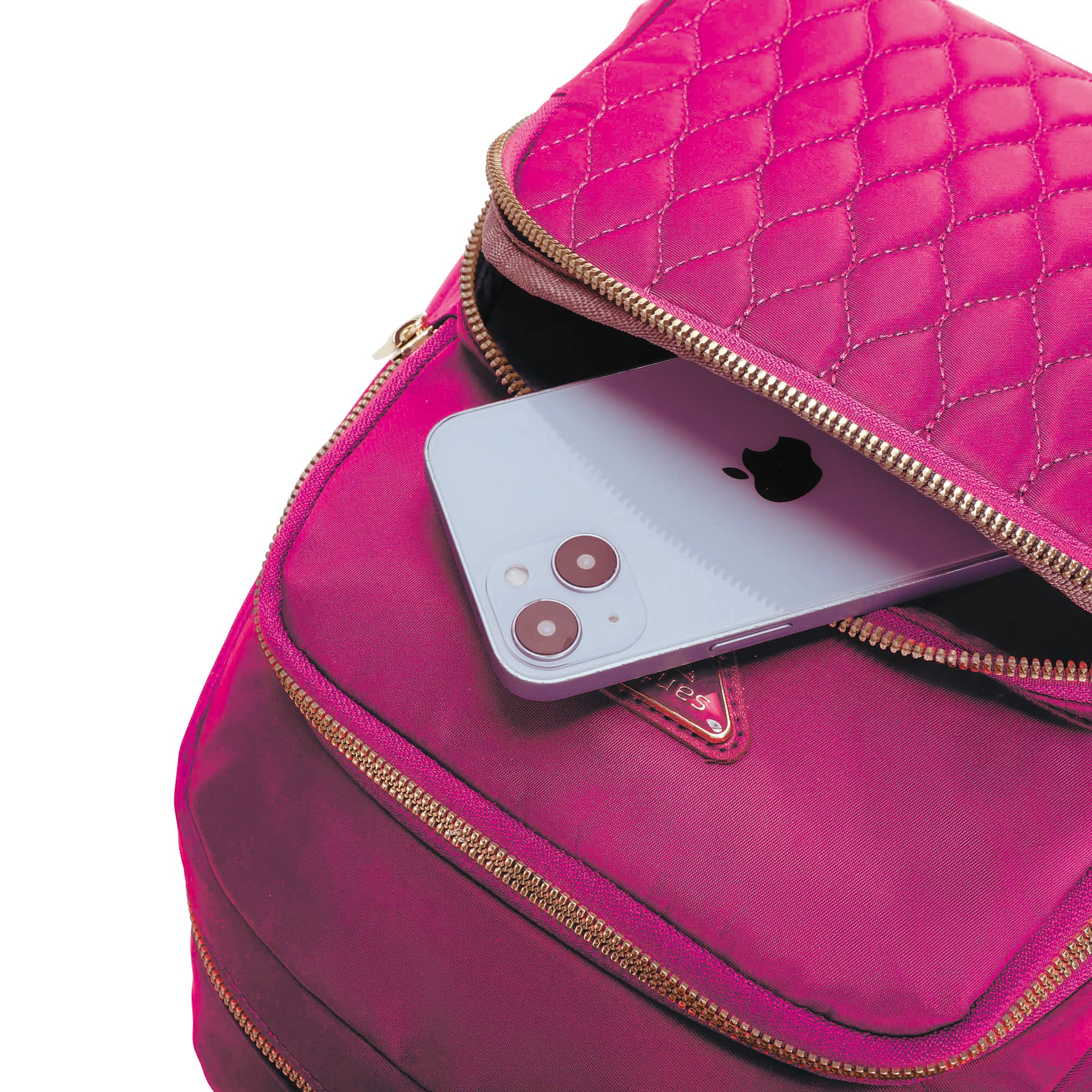 Bolsa Mochila Amarílis Nylon Santino Pink SAB412U47