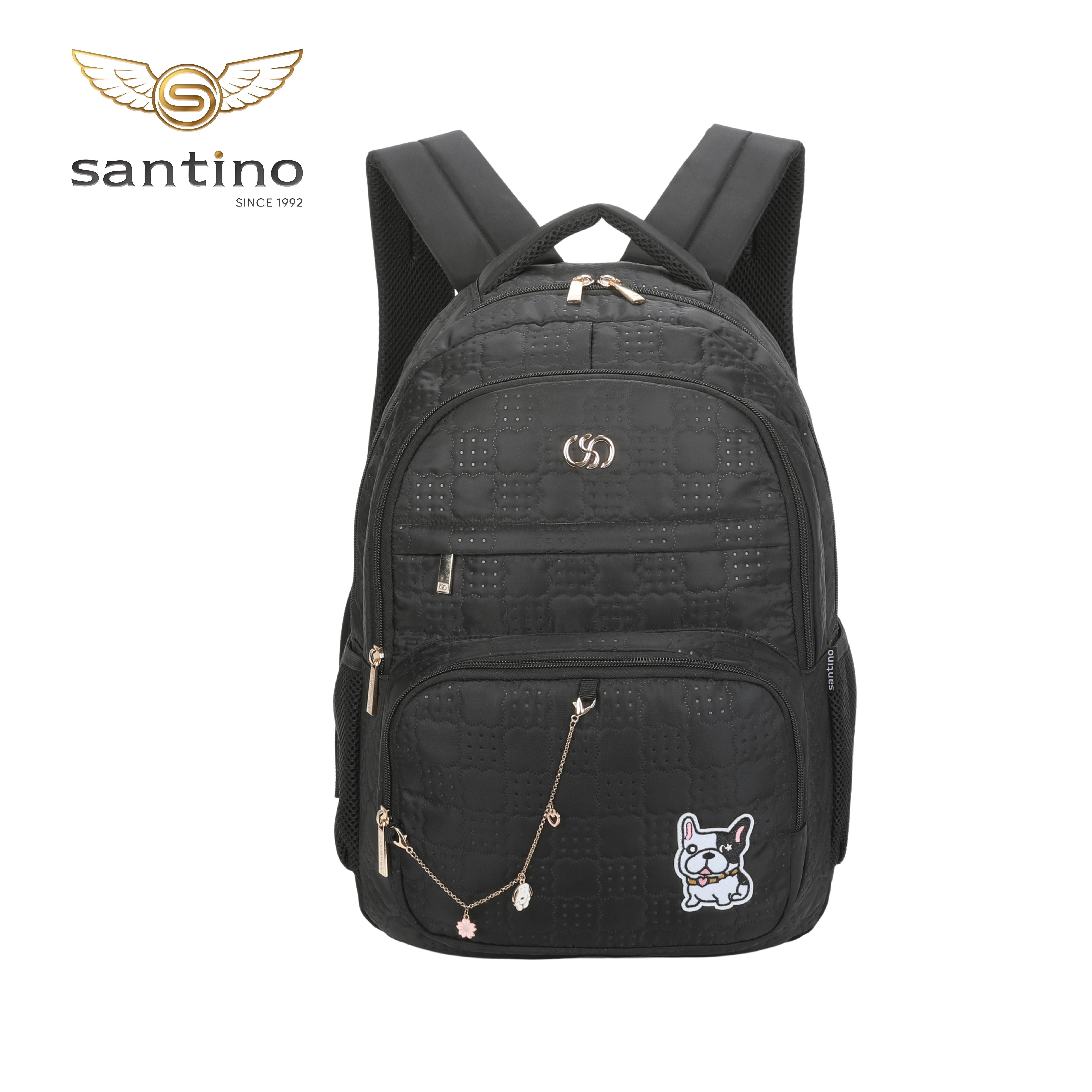 Bolsa Mochila Tiana Santino - SAB417U01 - Preta