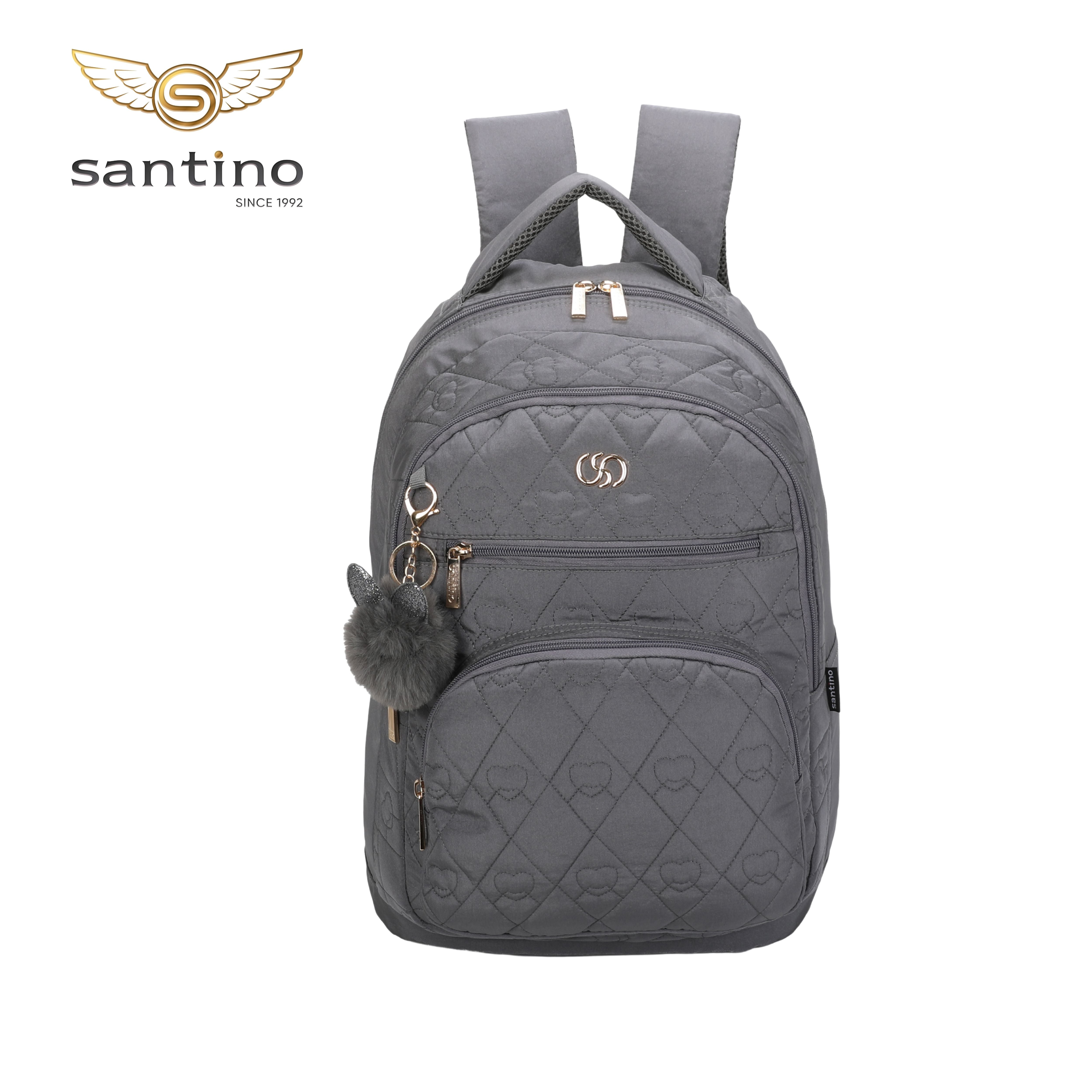 Mochila Juvenil Cairo Santino - SAM200U - Cinza