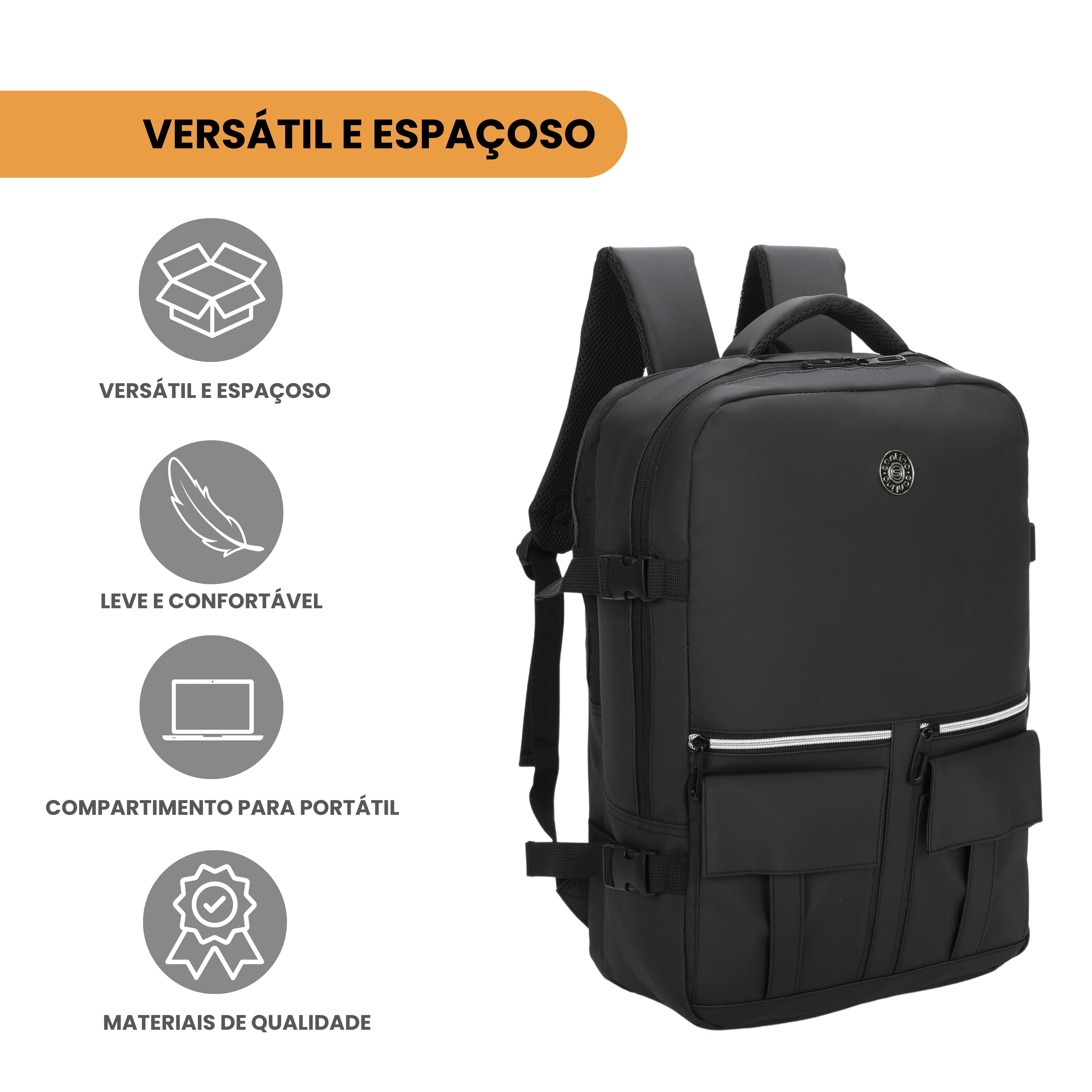 Mochila Notebook Praga Pol Santino - SAN406U01