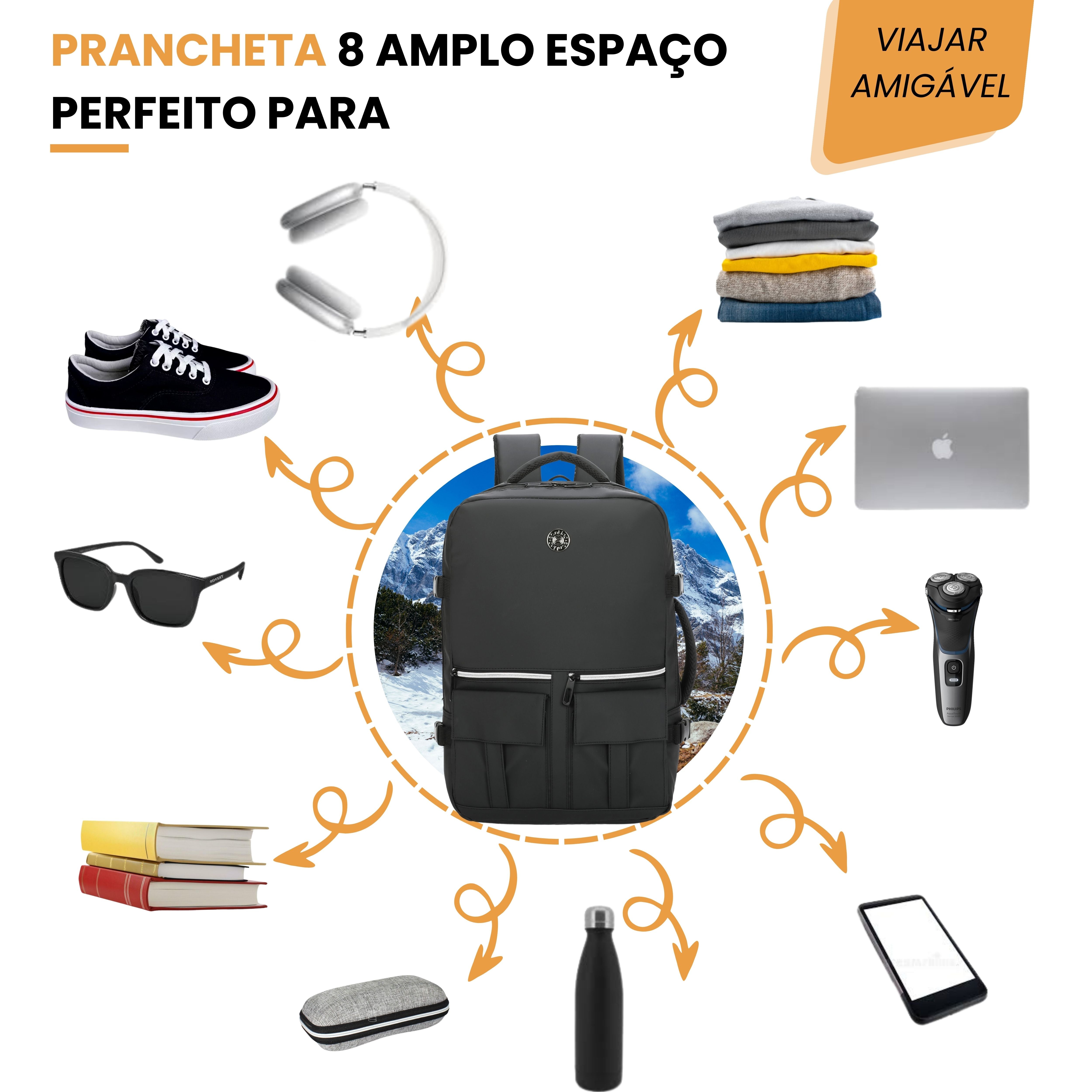 Mochila Notebook Praga Pol Santino - SAN406U01