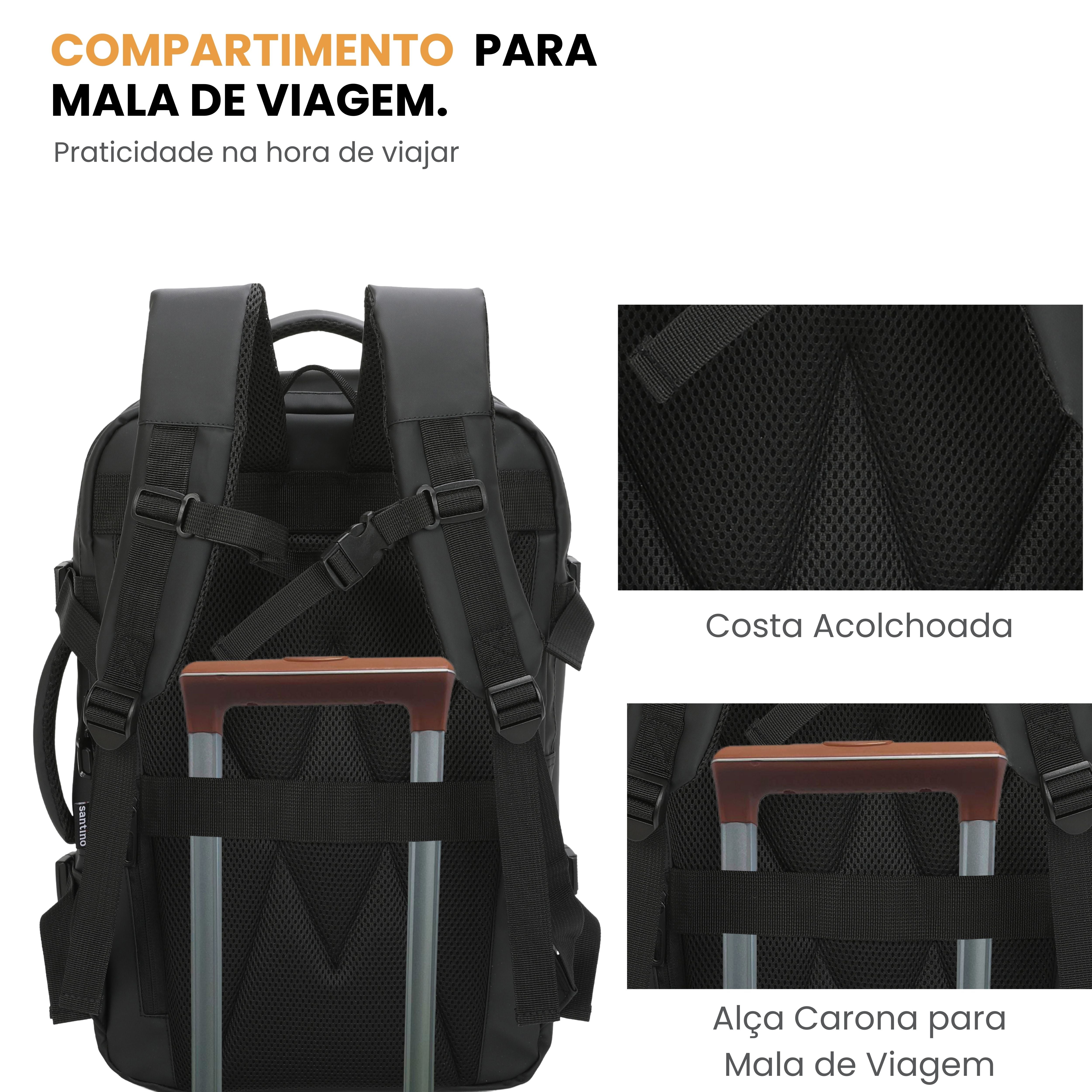 Mochila Notebook Praga Pol Santino - SAN406U01