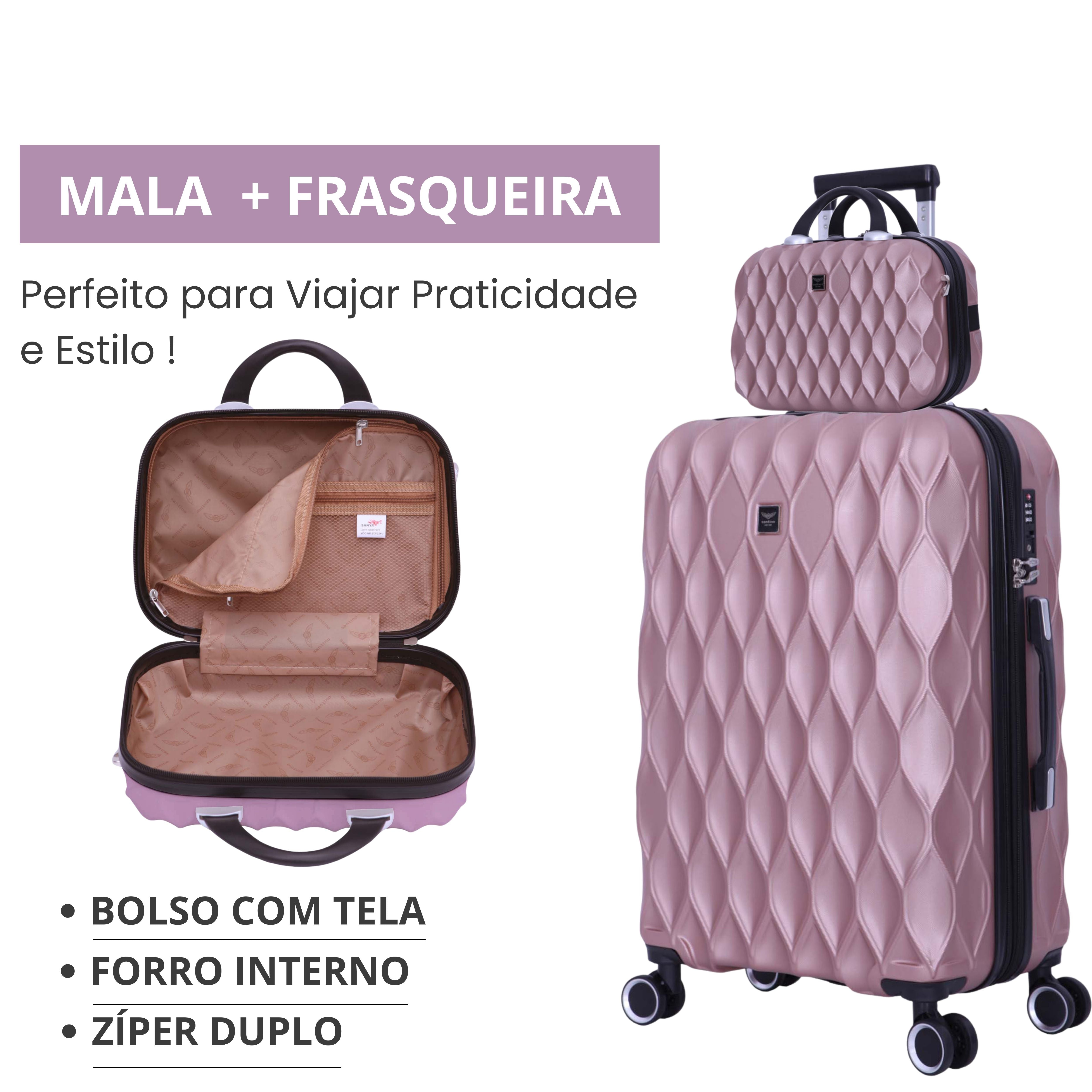 Frasqueira Marselha Rígida Santino - SDF224U