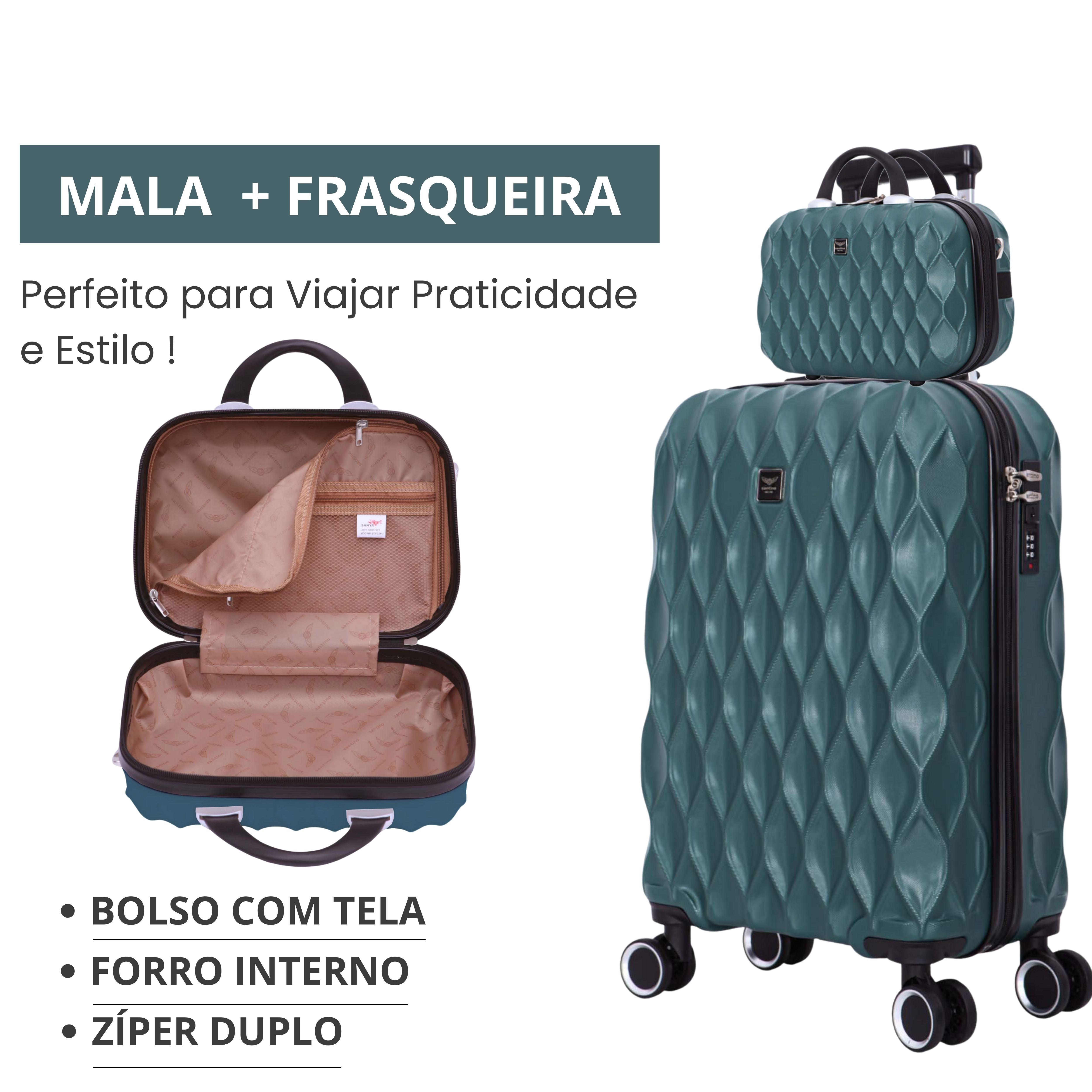 Frasqueira Marselha Rígida Santino - SDF224U