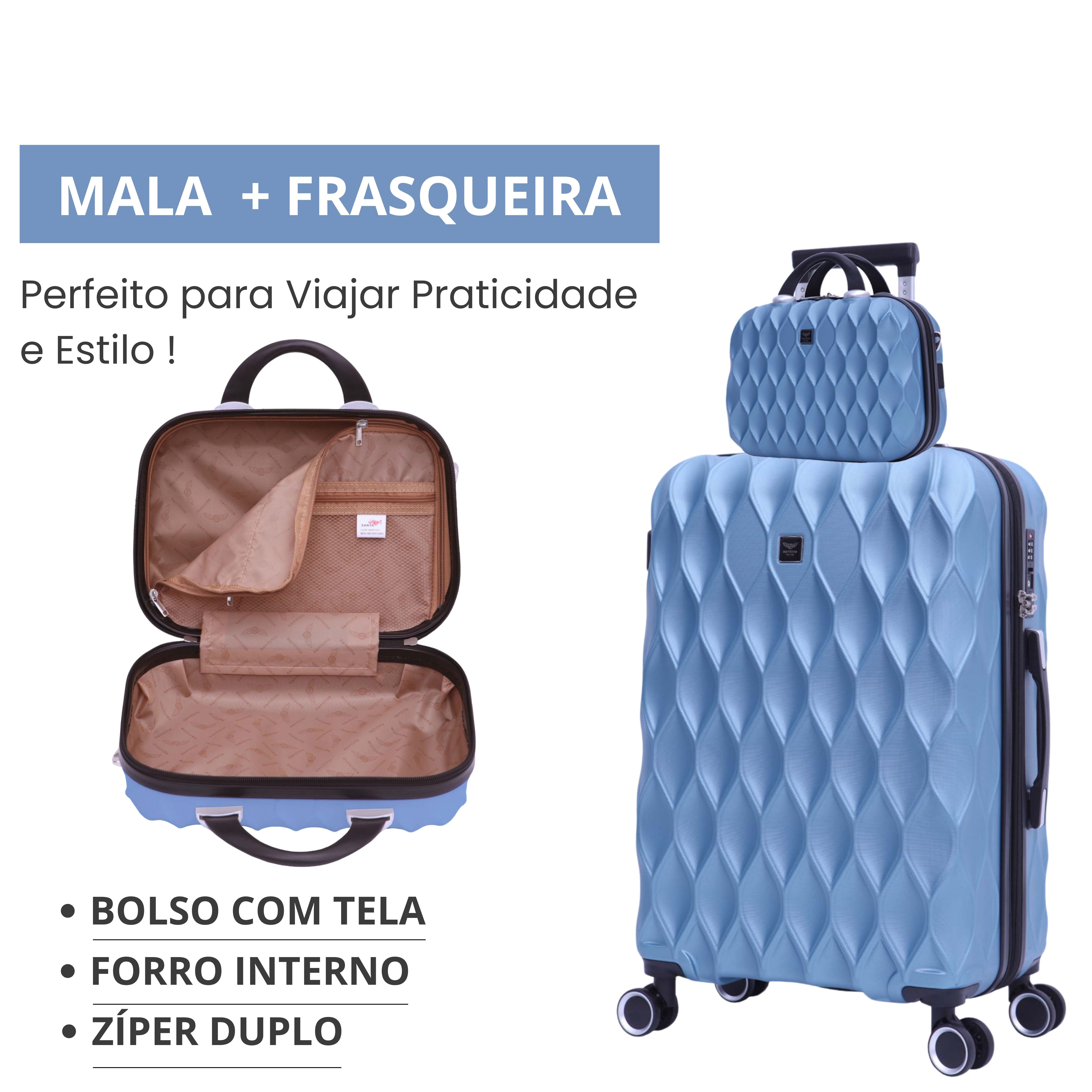 Frasqueira Marselha Rígida Santino - SDF224U