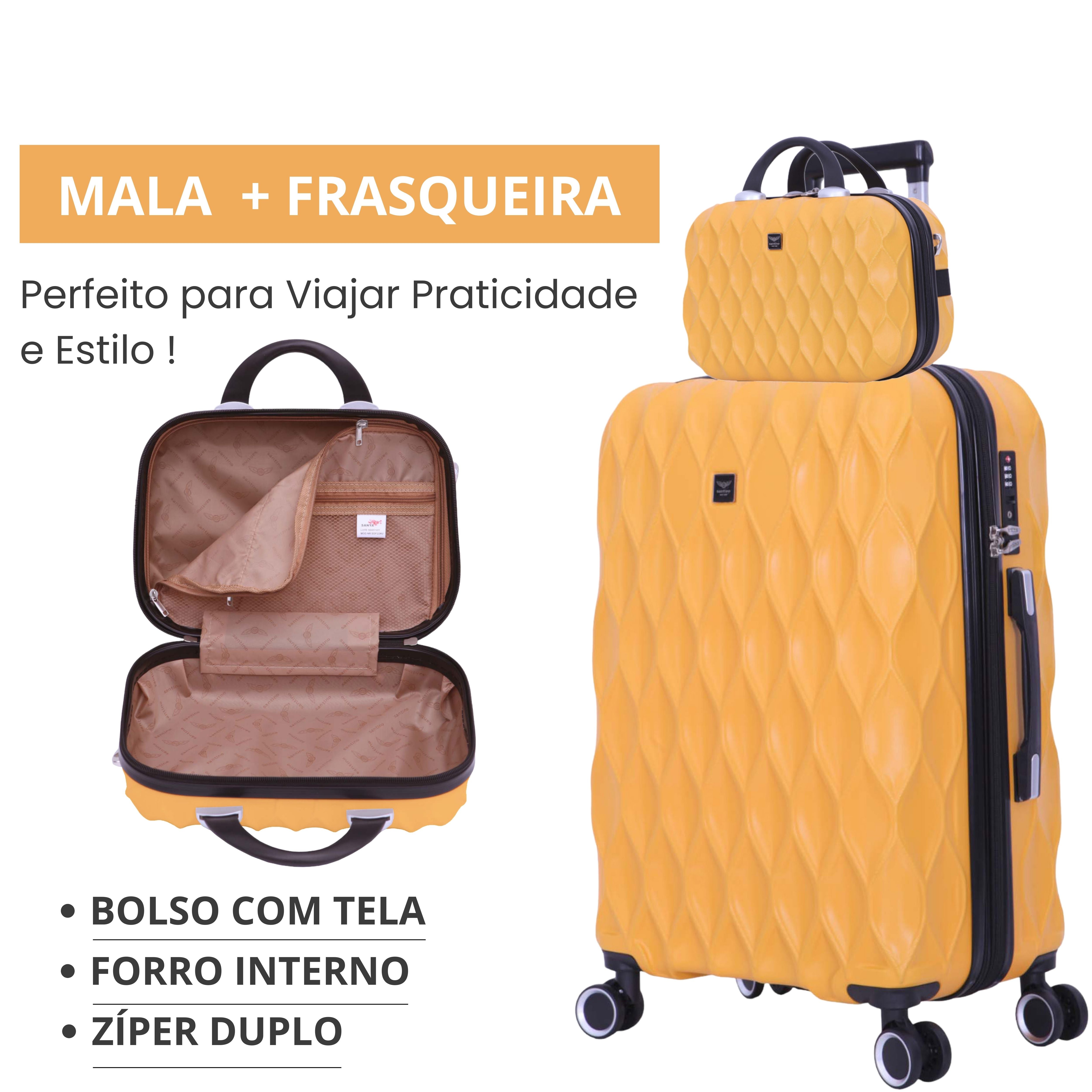 Frasqueira Marselha Rígida Santino - SDF224U