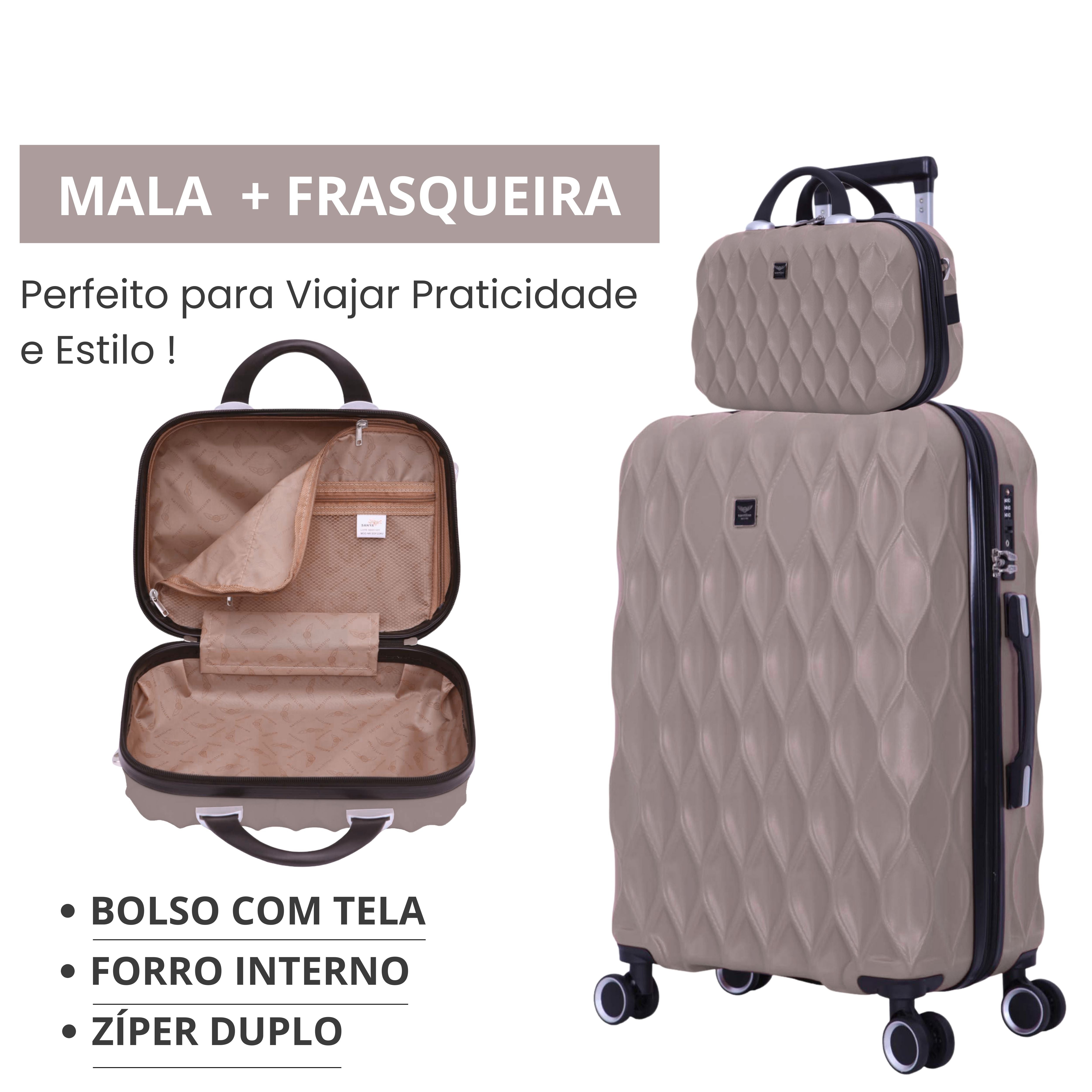 Frasqueira Marselha Rígida Santino - SDF224U