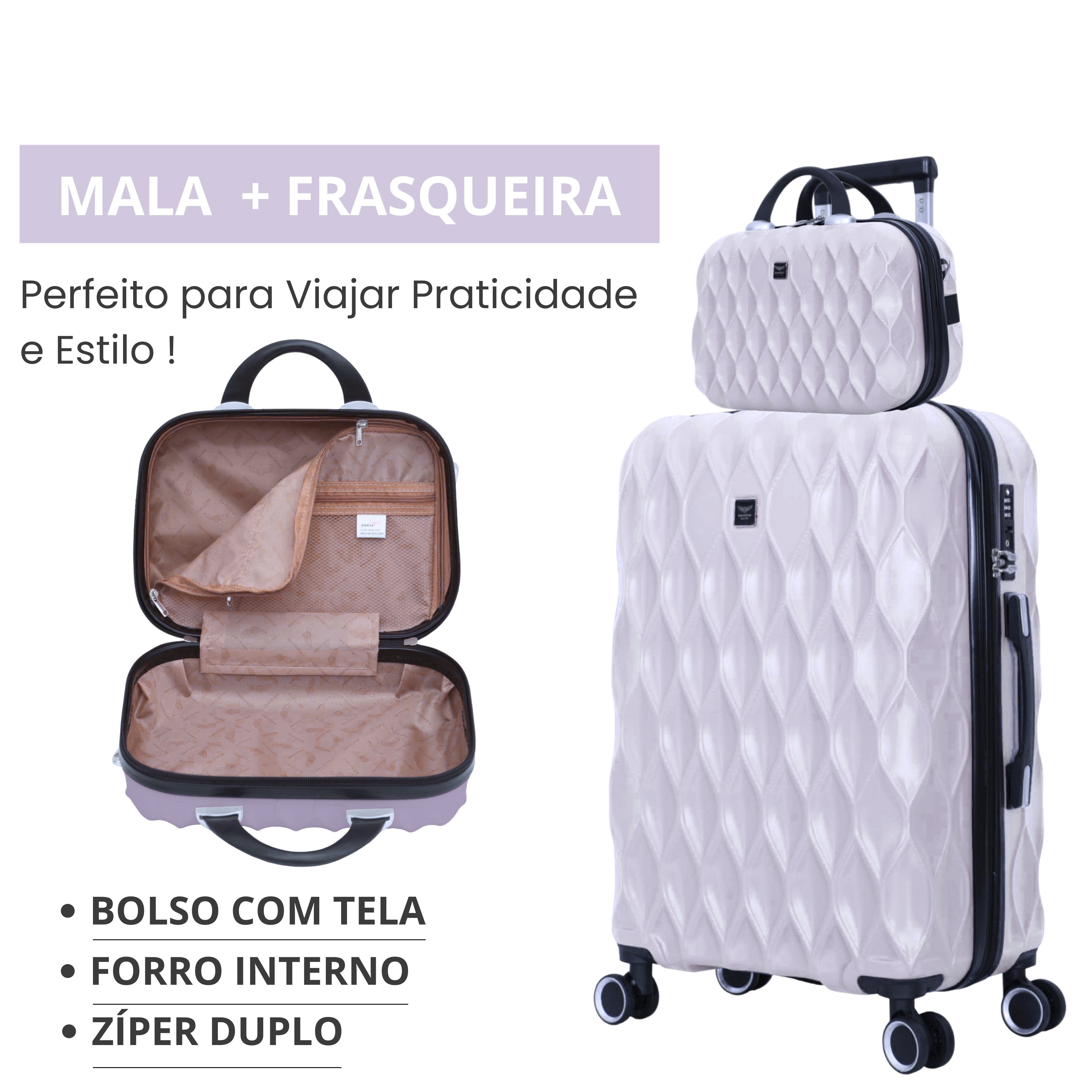 Frasqueira Marselha Rígida Santino - SDF224U