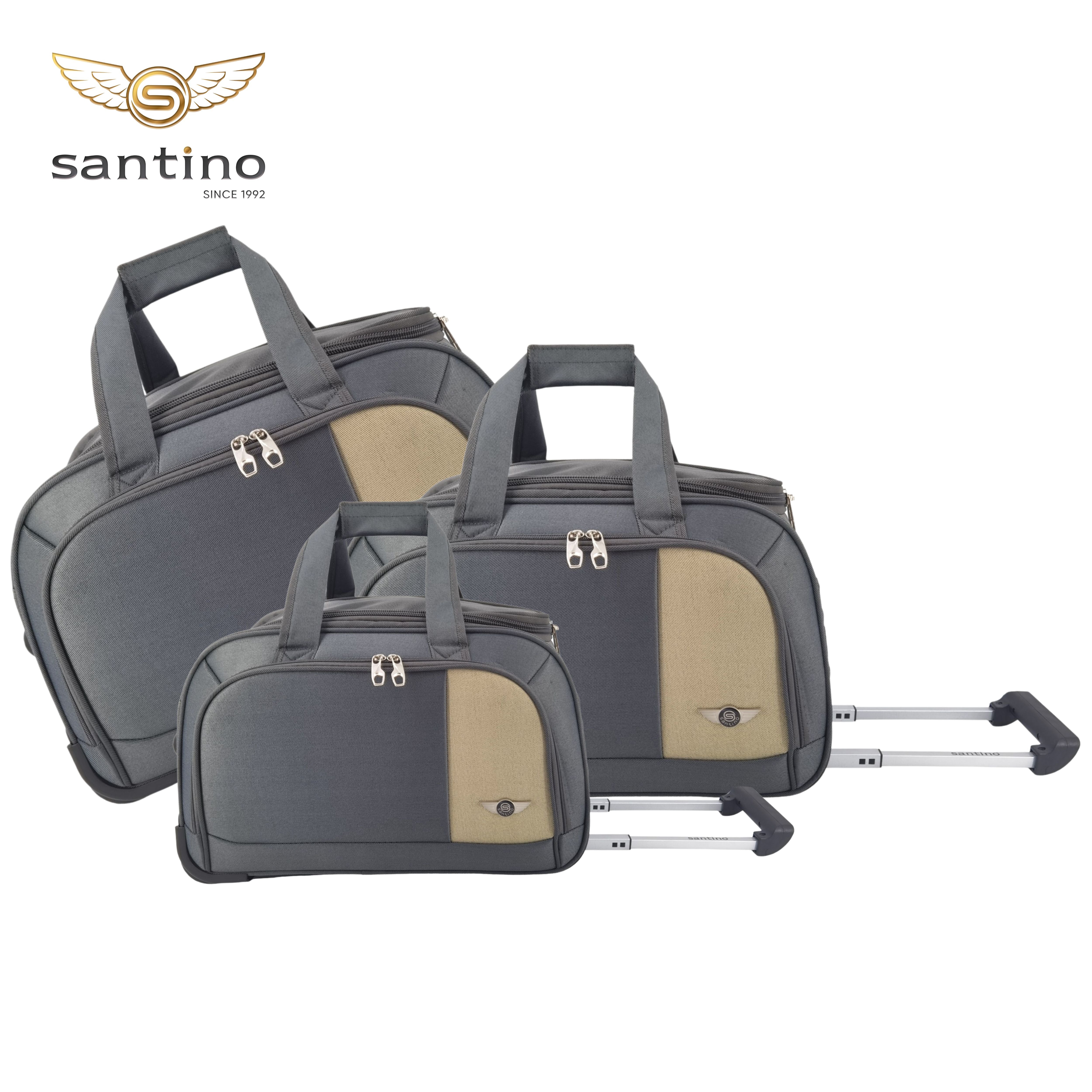 Conjunto Sacola De Viagem Dubai Poliéster 3 Peças Sant SLS3J