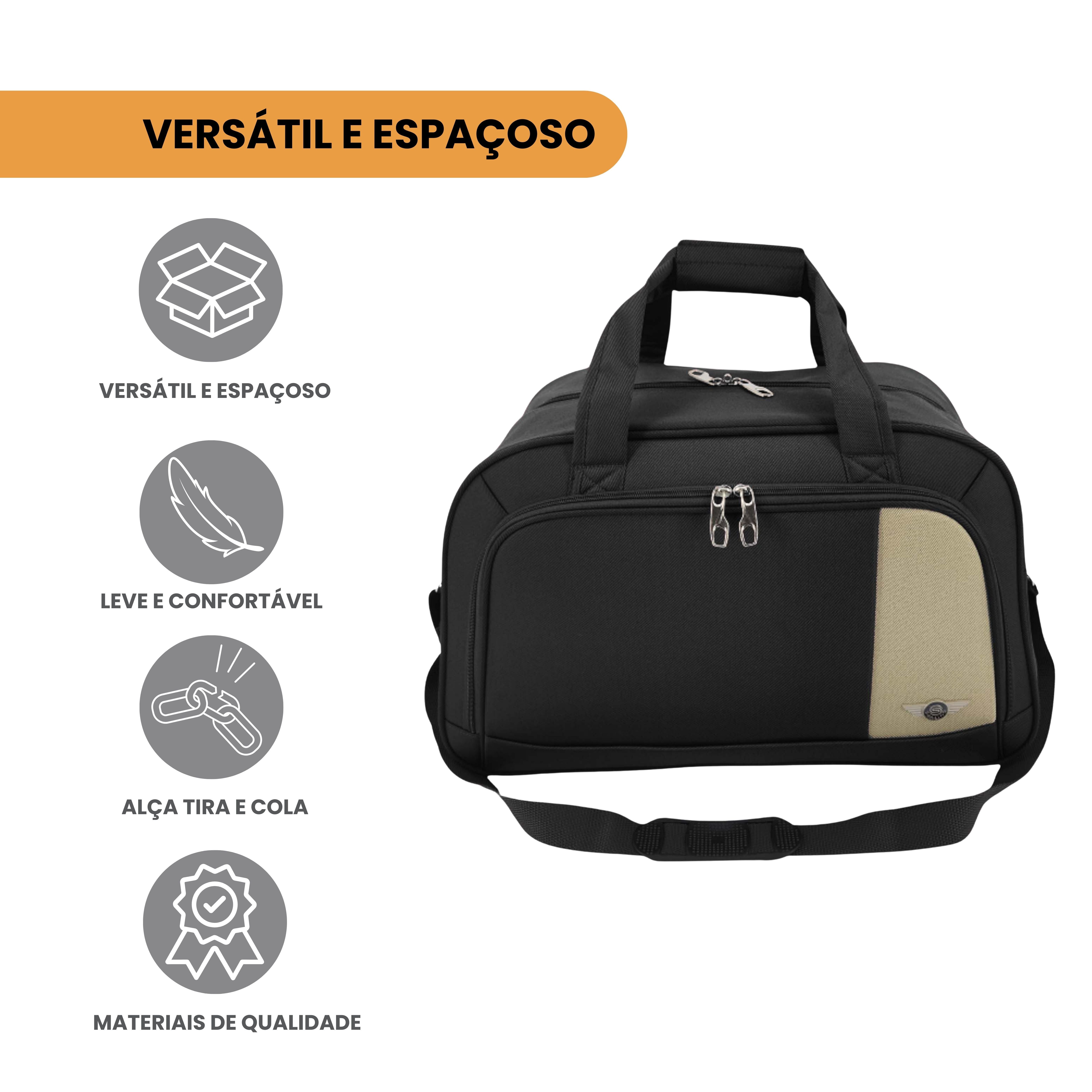 Sacola de Viagem Xangai Poliéster Santino G - SLS4G