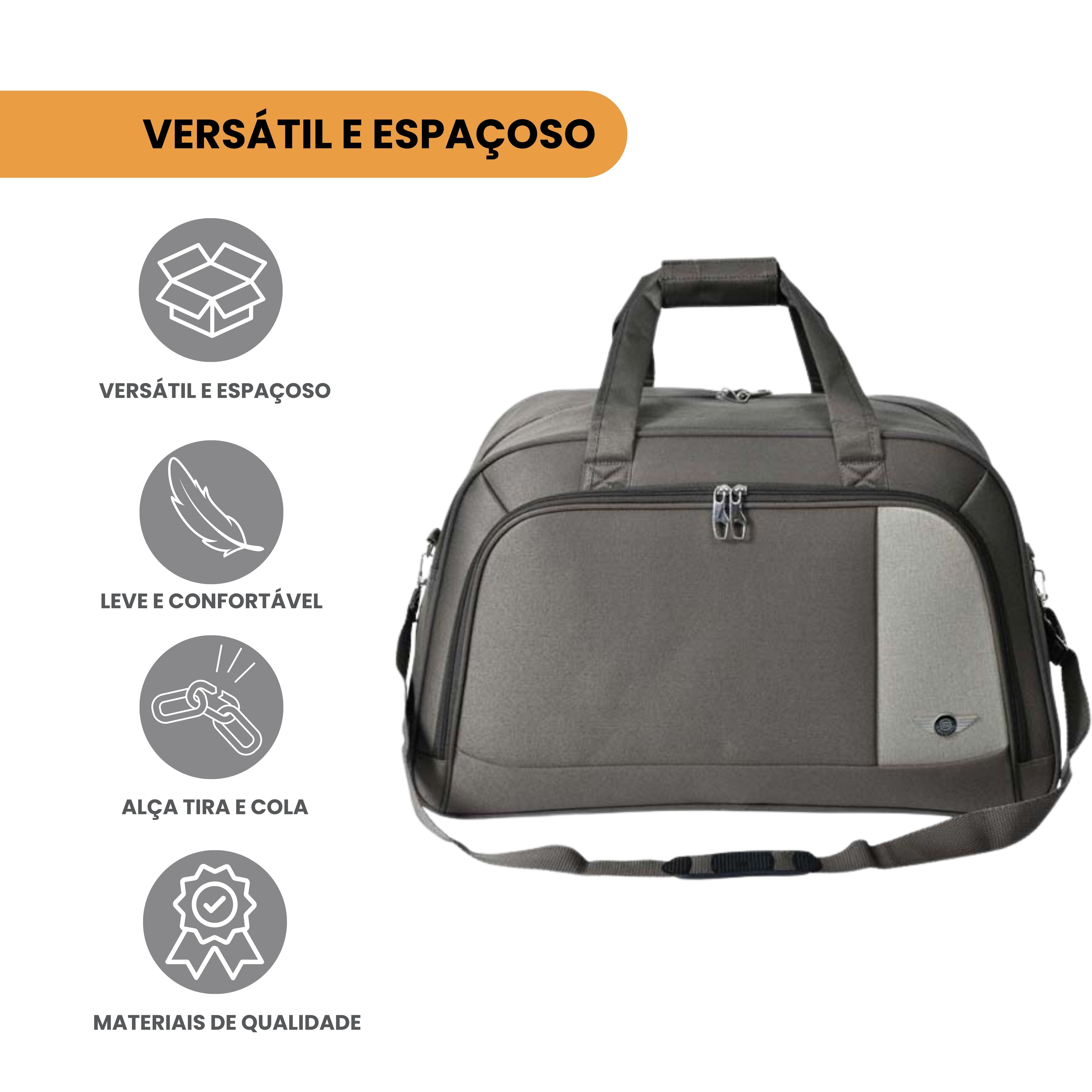 Sacola de Viagem Xangai Poliéster Santino G - SLS4G