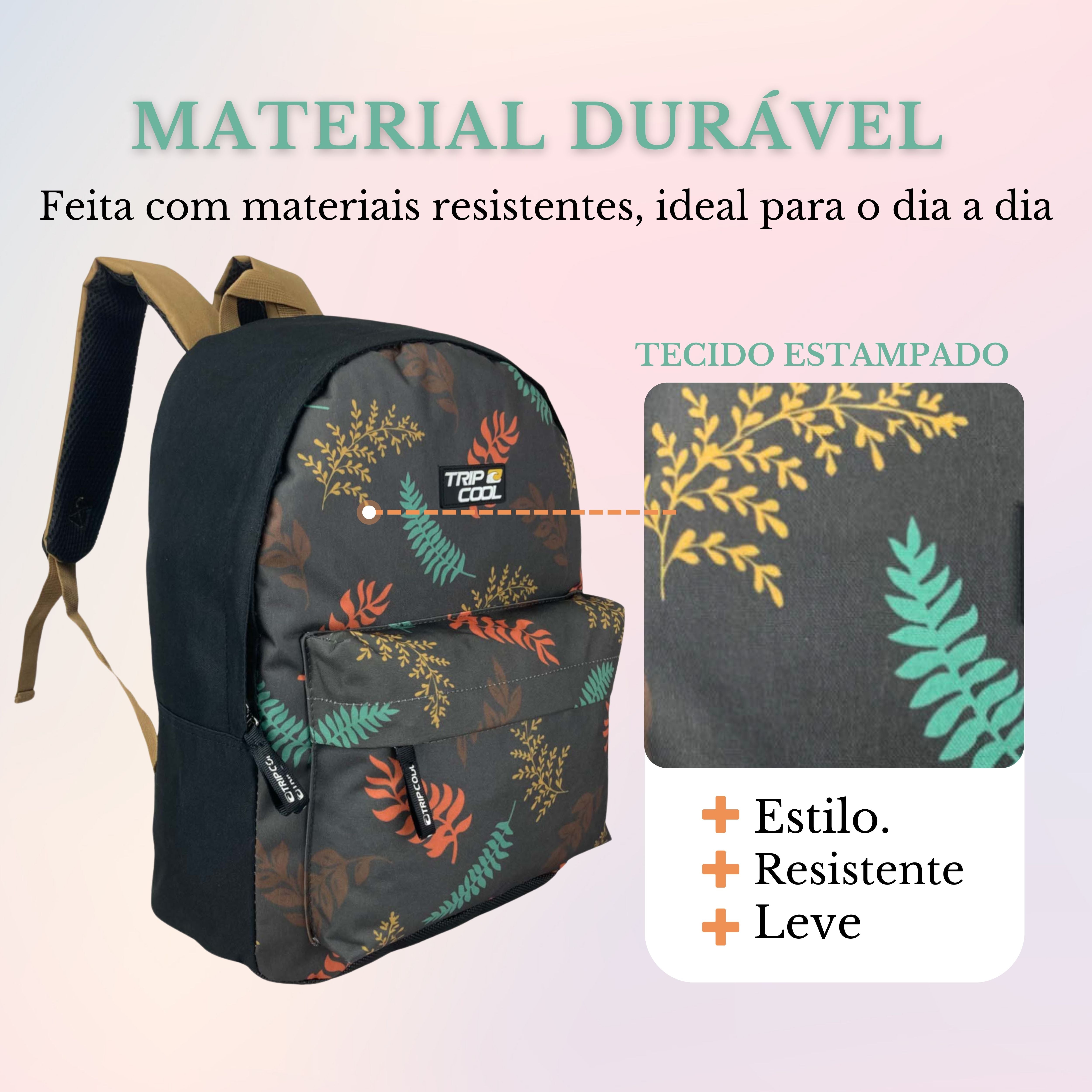 Mochila Juvenil Arpoador Poliéster Tripcool TCM103U01