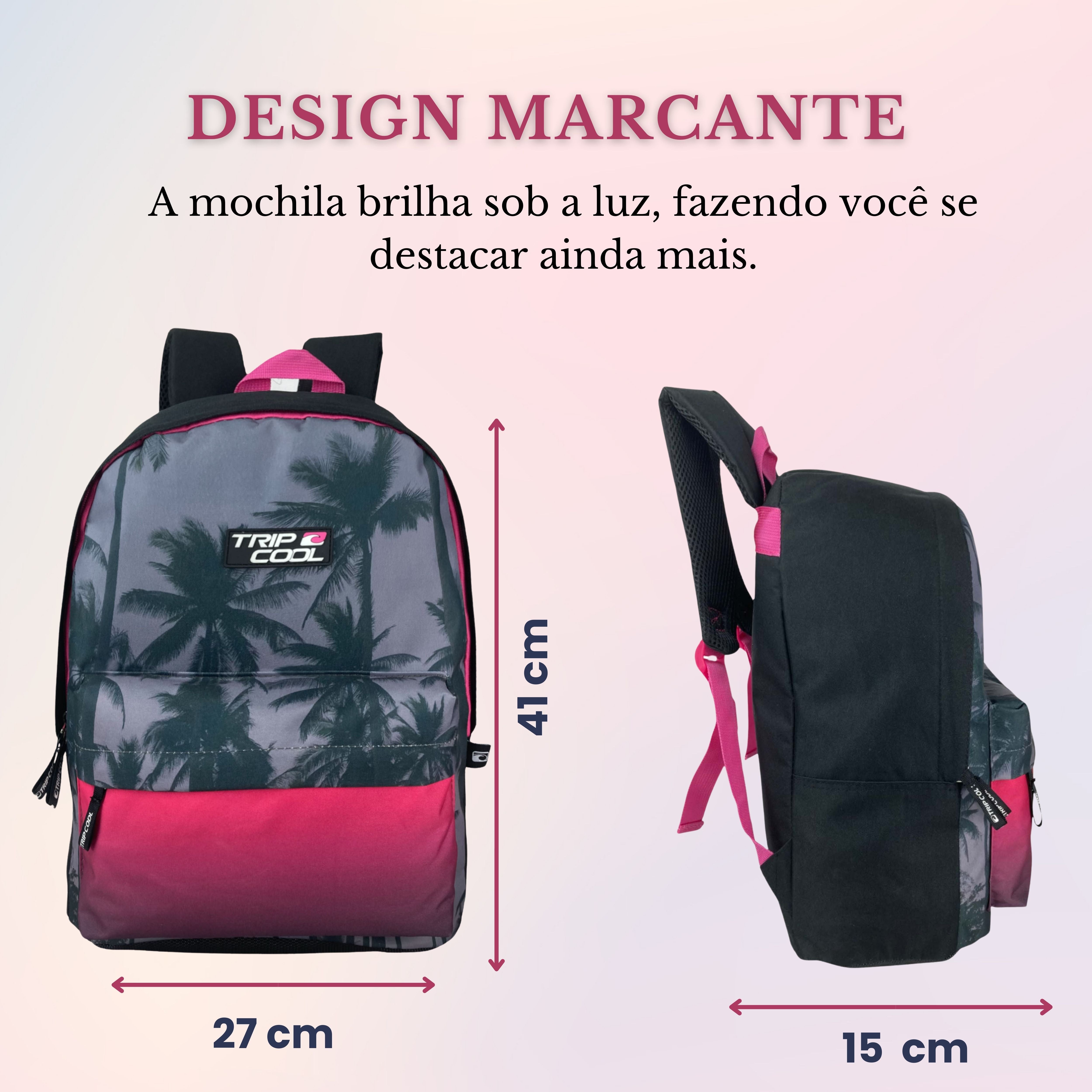 Mochila Juvenil Siesta Poliéster Tripcool TCM101U05