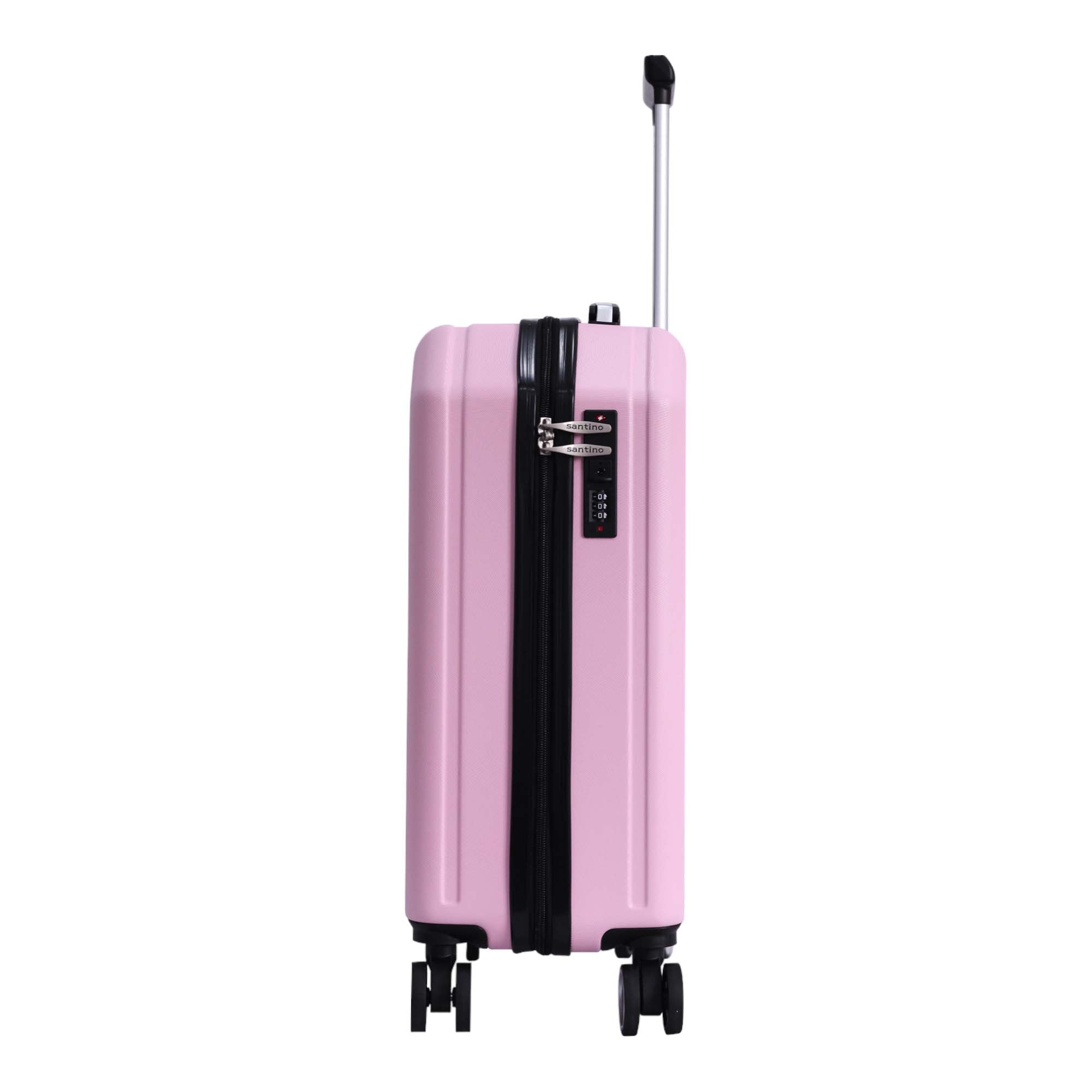 Mala De Bordo Praga Rígida 360° Santino - ASDV401P Cor: Pink