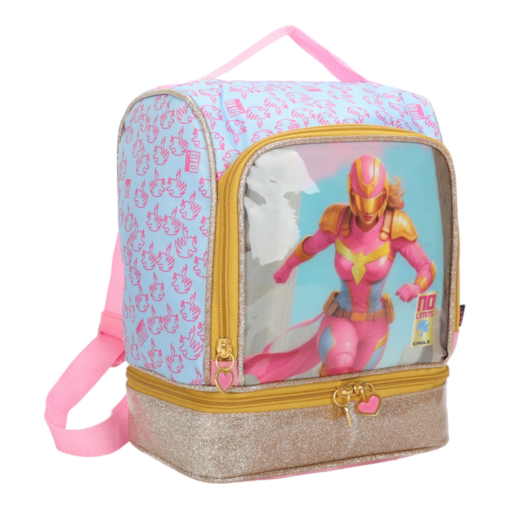 Kit Infantil No Limits GirlHero by Santino Poliéster PINK NLK12U47