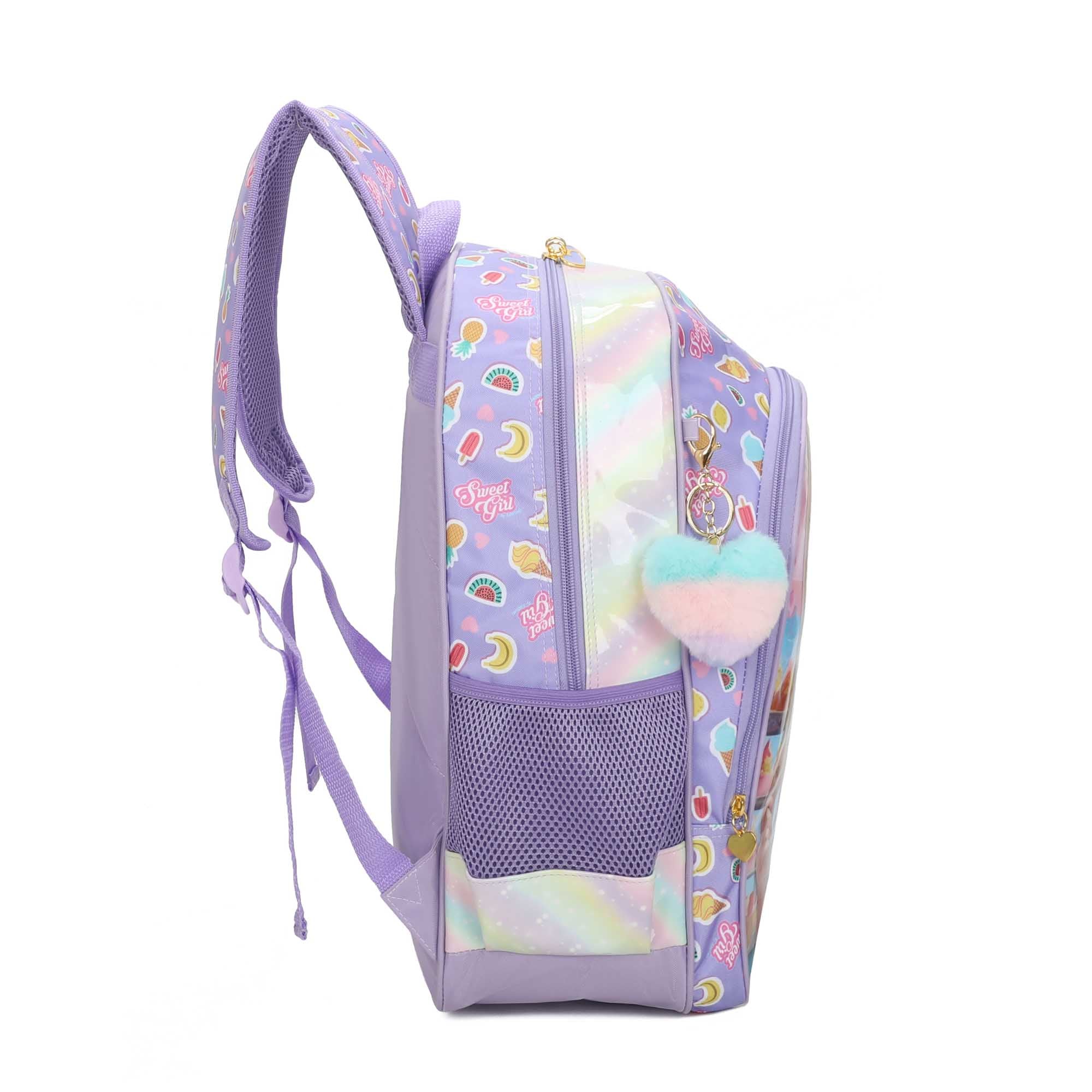 Mochila Infantil Sweet Girl Ice Cream by Santino - SGM20U - Lílas