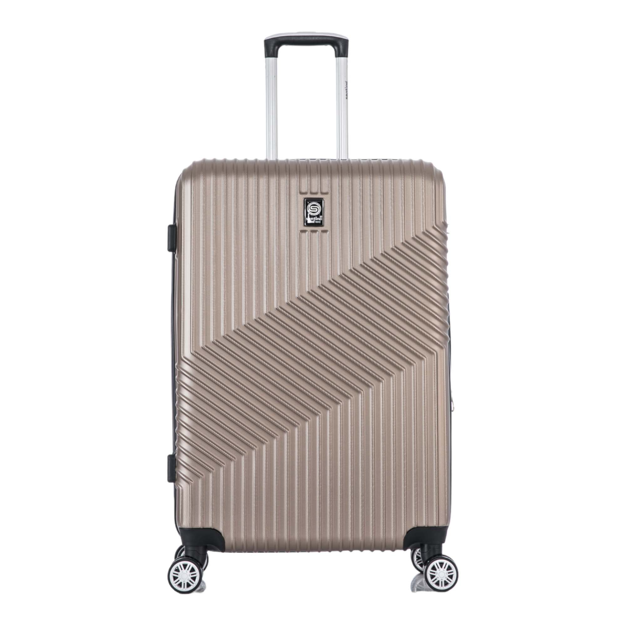 Santino Geometric Rigid 360° Travel Suitcase - ASAV7003G