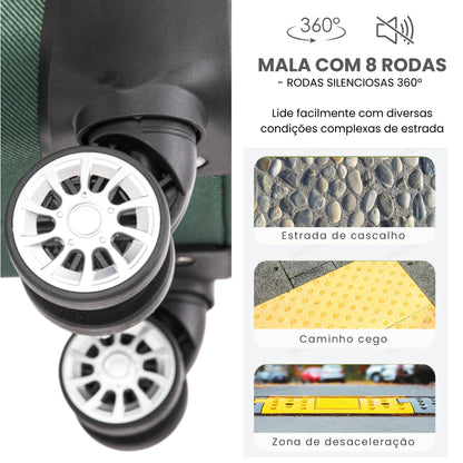 Mala de Viagem Hanói Super Leve Santino M - ALKV401M