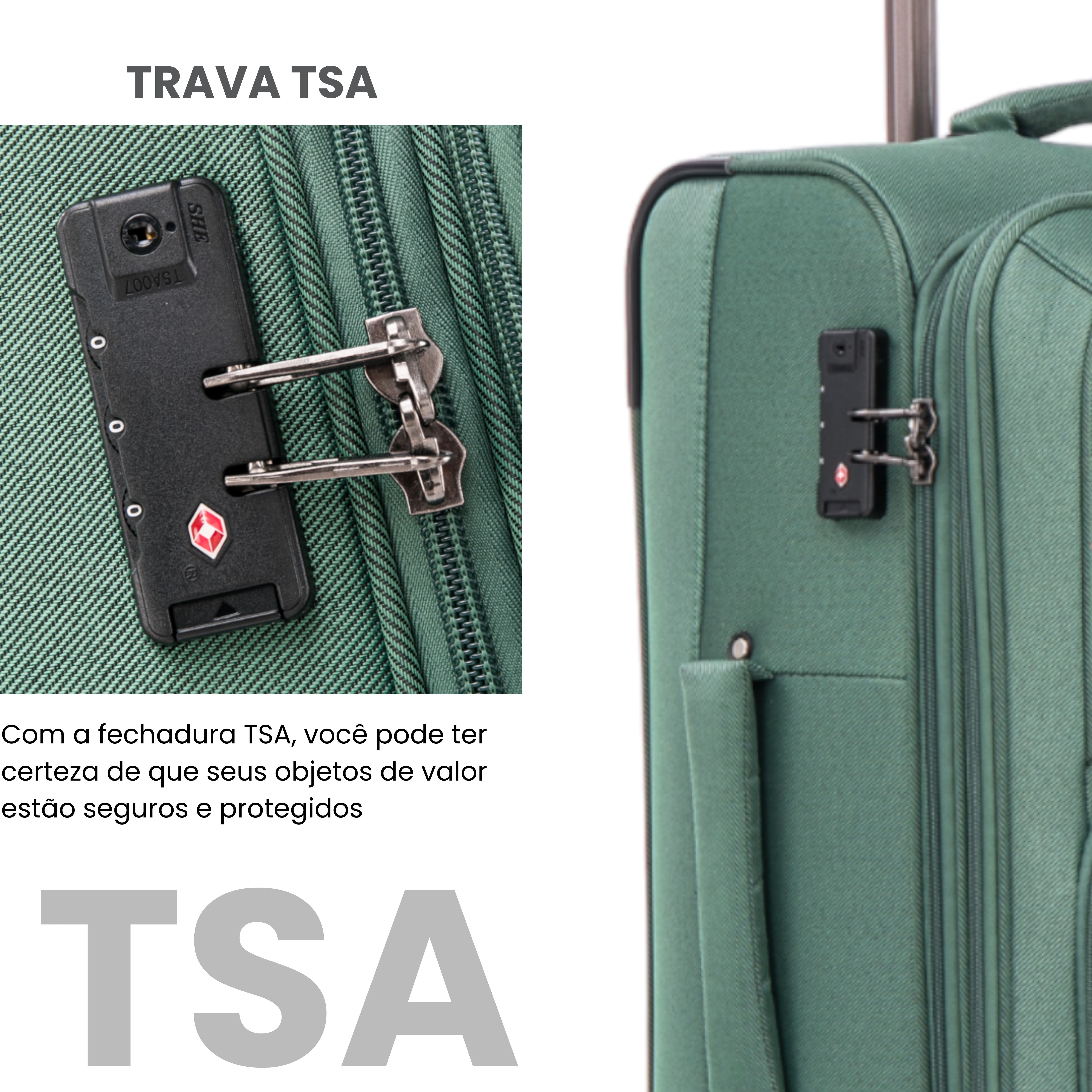 Mala de Viagem Hanói Super Leve Santino M - ALKV401M