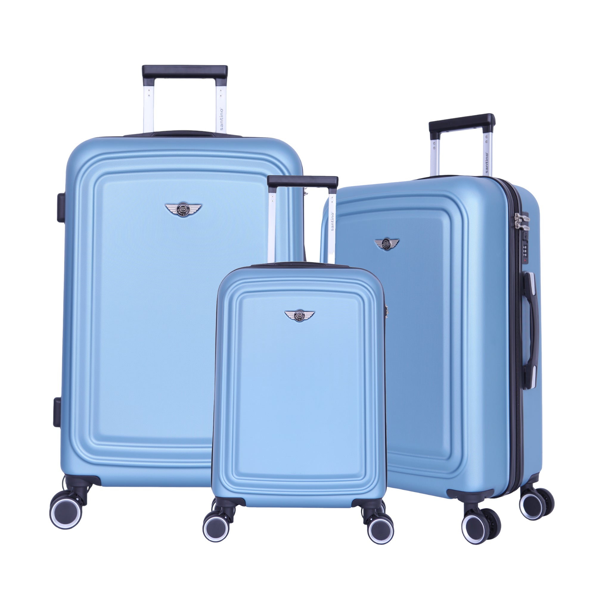 Pantheon 3-Piece Rigid Luggage Set Santino SDV502J