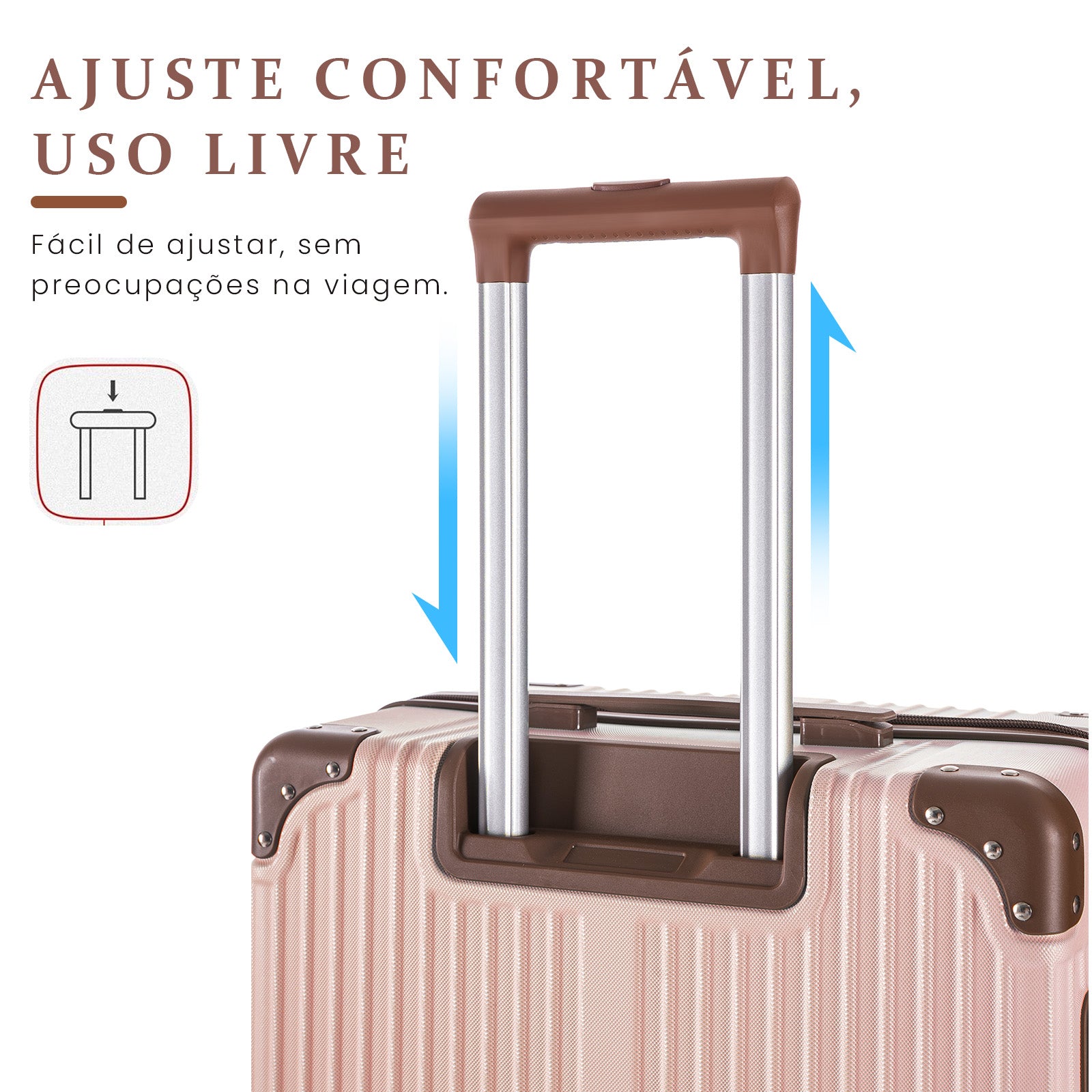 Palazzio 4-Wheel 360º Carry-On Suitcase Santino APLV191P